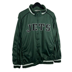 Collection of NFL New York Jets Spell Out Full Zip Jacket in a gallery layout