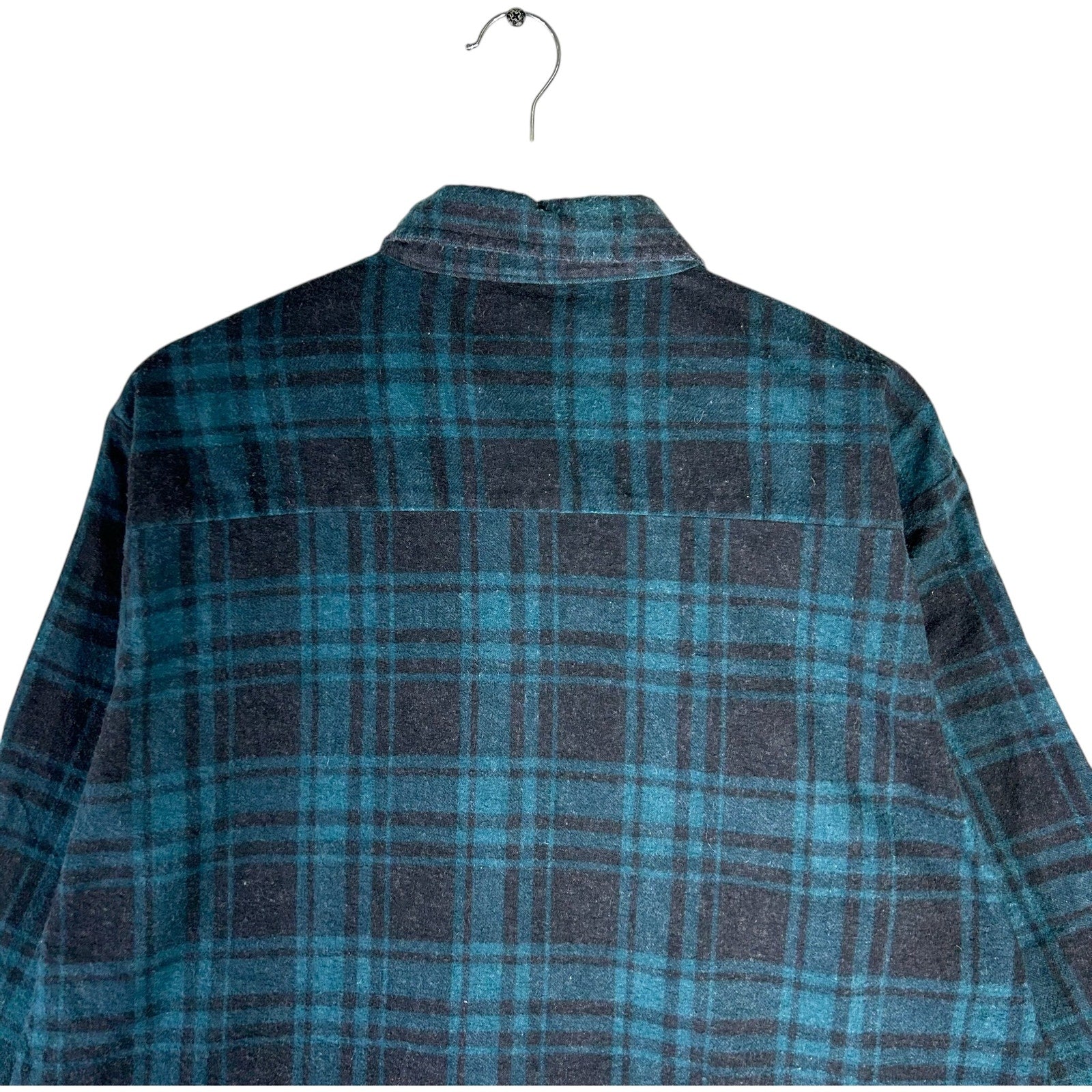 Collection of Haband Plaid Button-Up Flannel in a gallery layout