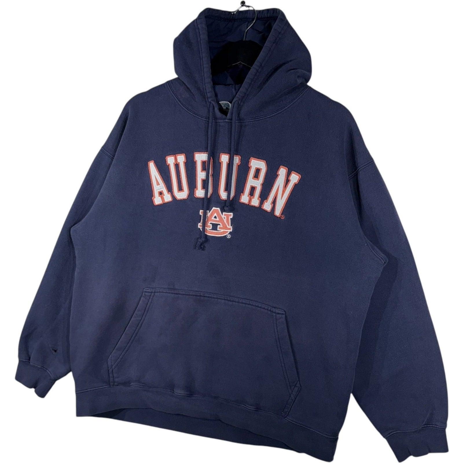 Collection of Auburn University Spellout Hoodie in a gallery layout