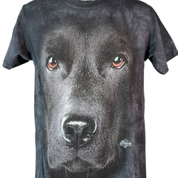 Collection of Delta Apparel Black Dog Tye Die Tee in a gallery layout