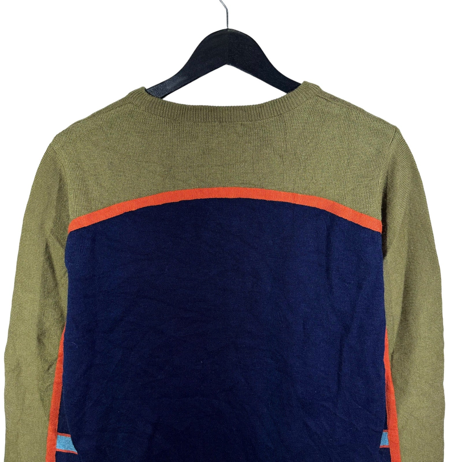 Collection of Vintage Bulldog Two Tone Wool Sweater in a gallery layout