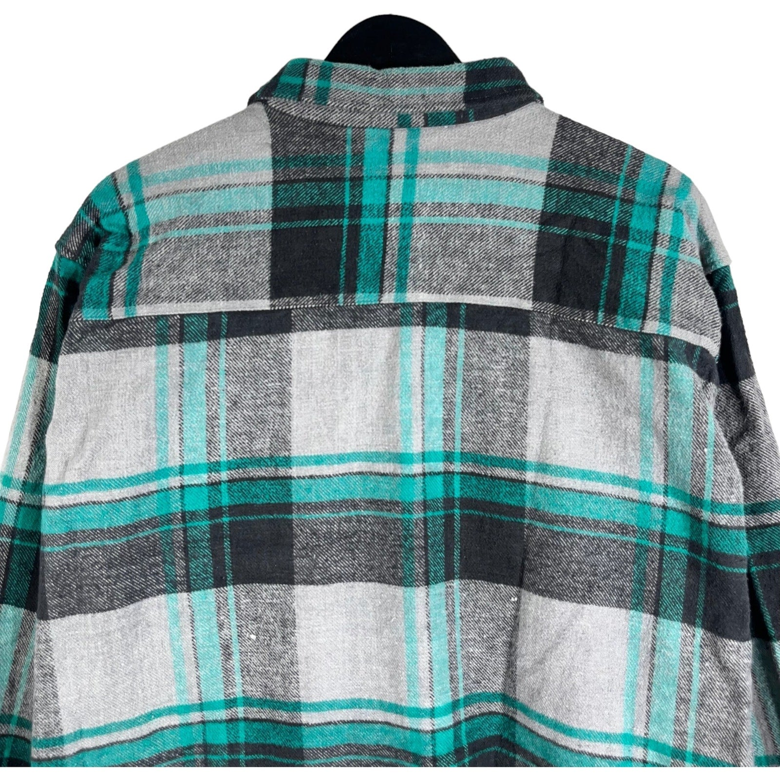 Collection of Coleman Long Sleeve Flannel Plaid Button Down in a gallery layout