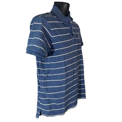 Collection of Abercrombie & Fitch Striped Muscle Fit Polo in a gallery layout