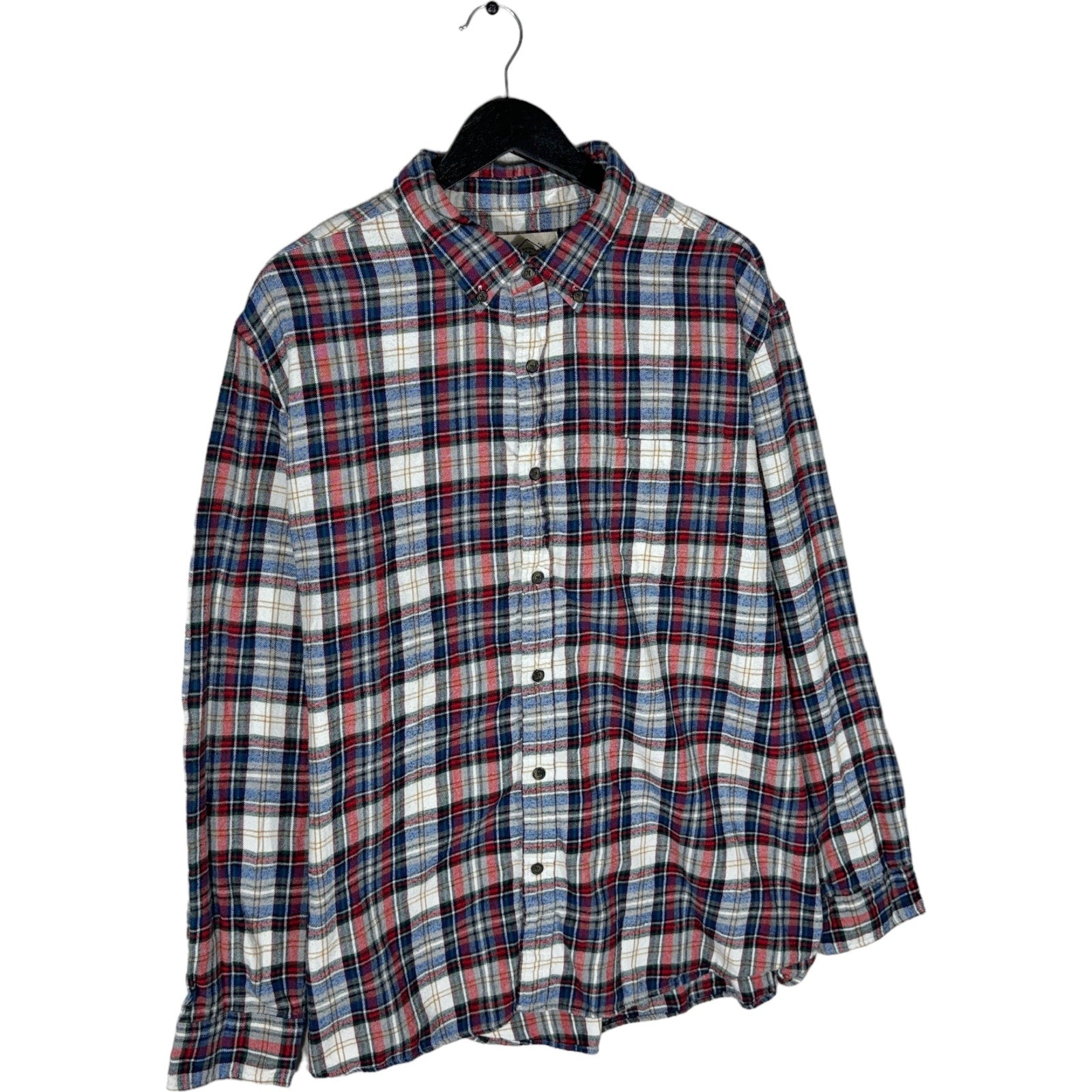 Collection of St John Bay Plaid Long Sleeve Flannel in a gallery layout