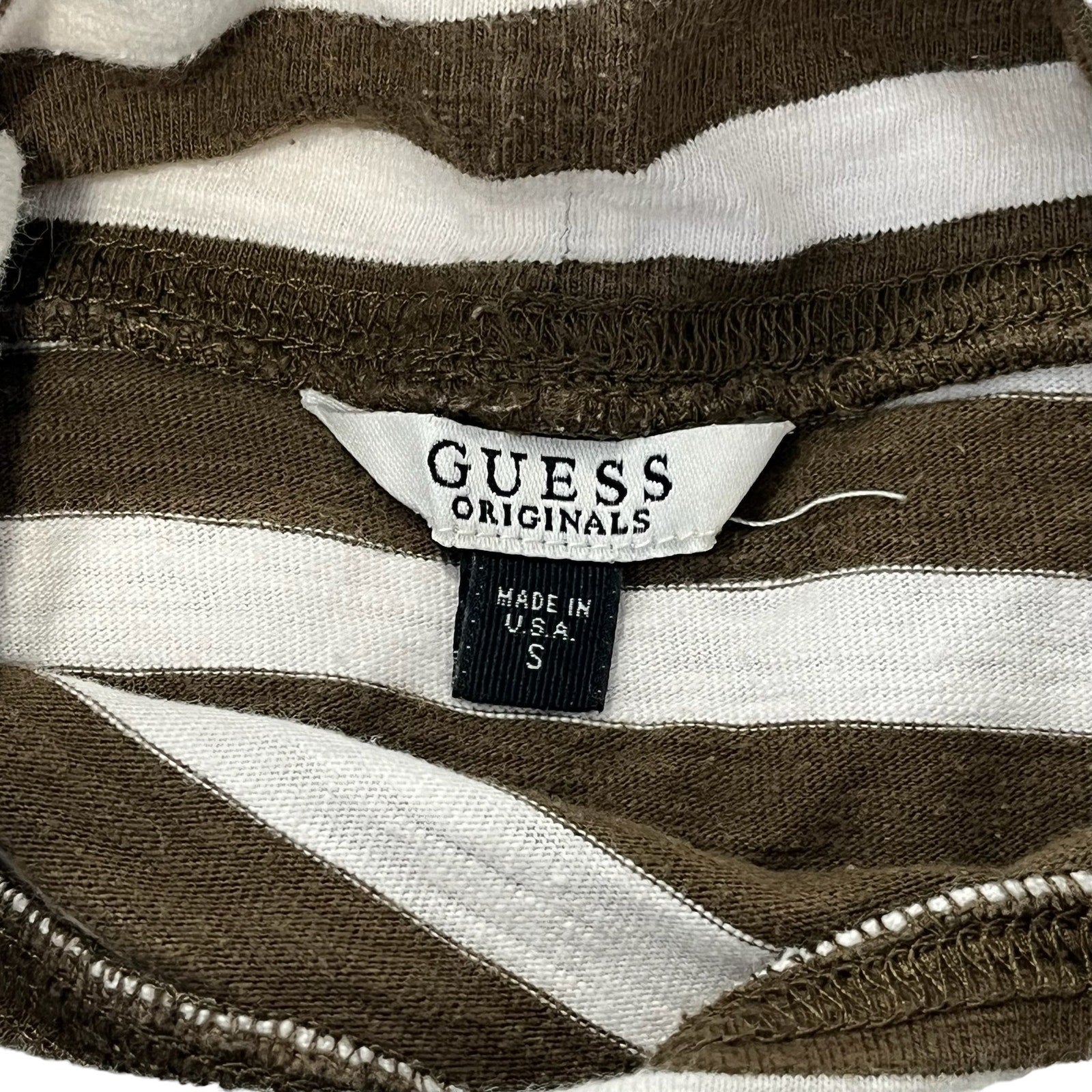 Collection of Guess Originals A$AP Rocky Collab Striped Turtleneck Sweater in a gallery layout