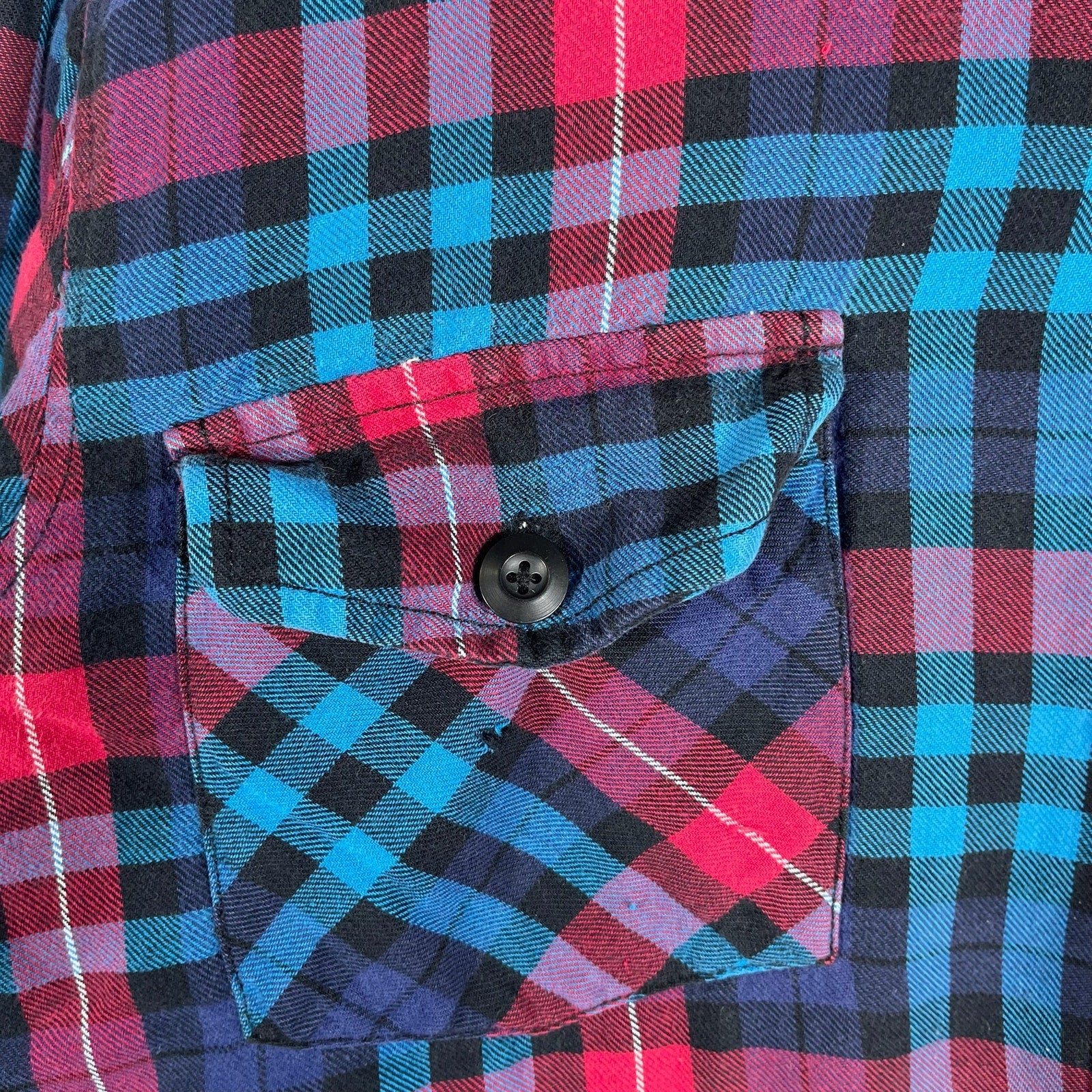 Collection of OP Plaid Long Sleeve Flannel in a gallery layout