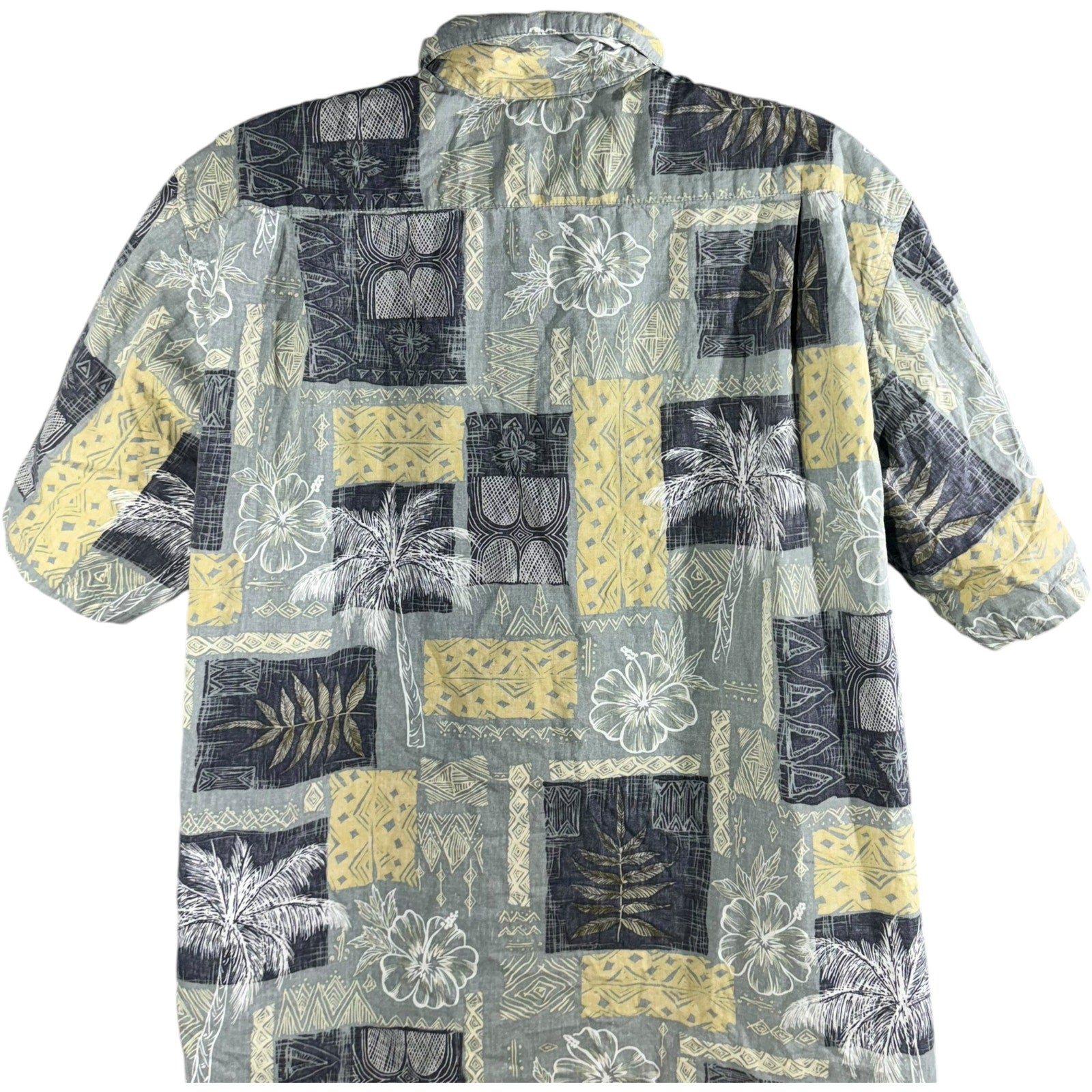 Collection of Floral Hawaiian Short Sleeve Button Up in a gallery layout