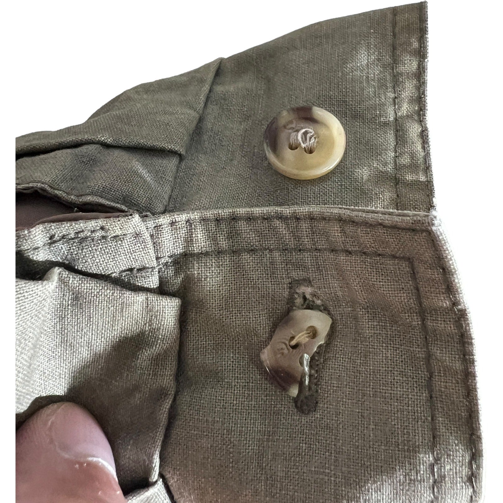 Collection of L.L.Bean Leather Collar Cotton Full Zip Jacket in a gallery layout