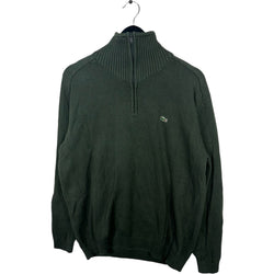 Collection of Lacoste 1/4 Zip Turtle Neck Pullover Sweater in a gallery layout