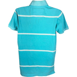 Collection of Abercrombie & Fitch Striped Short Sleeve Polo in a gallery layout