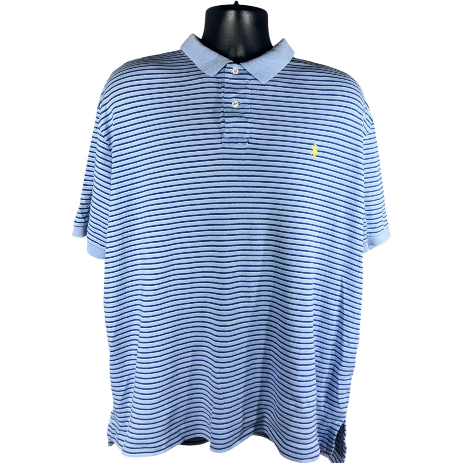 Collection of Polo Ralph Lauren Striped Short Sleeve Polo in a gallery layout