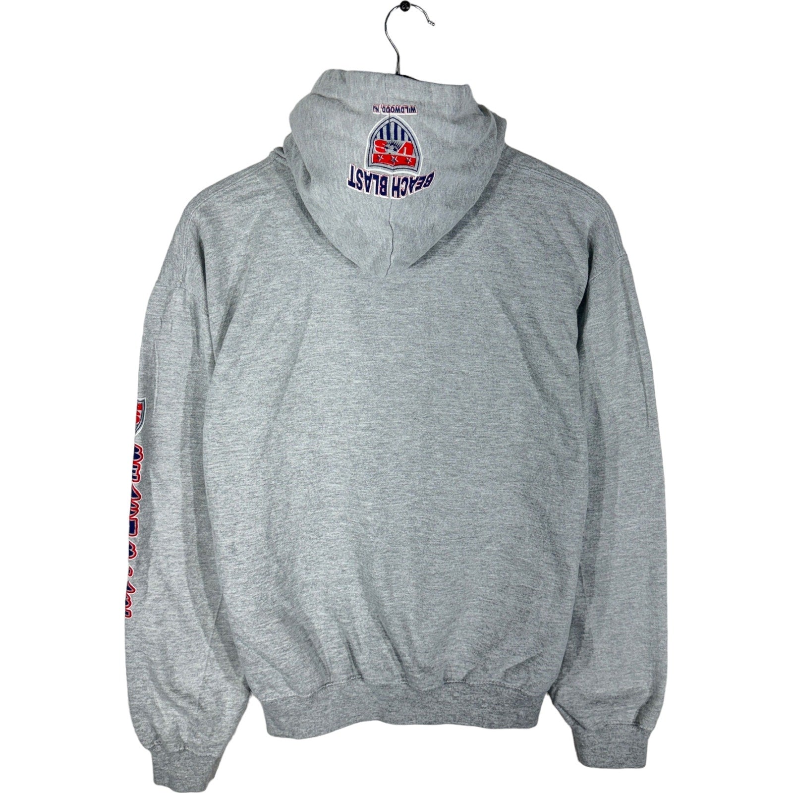 Collection of Beach Blast Wildwood New Jersey Soccer Hoodie in a gallery layout