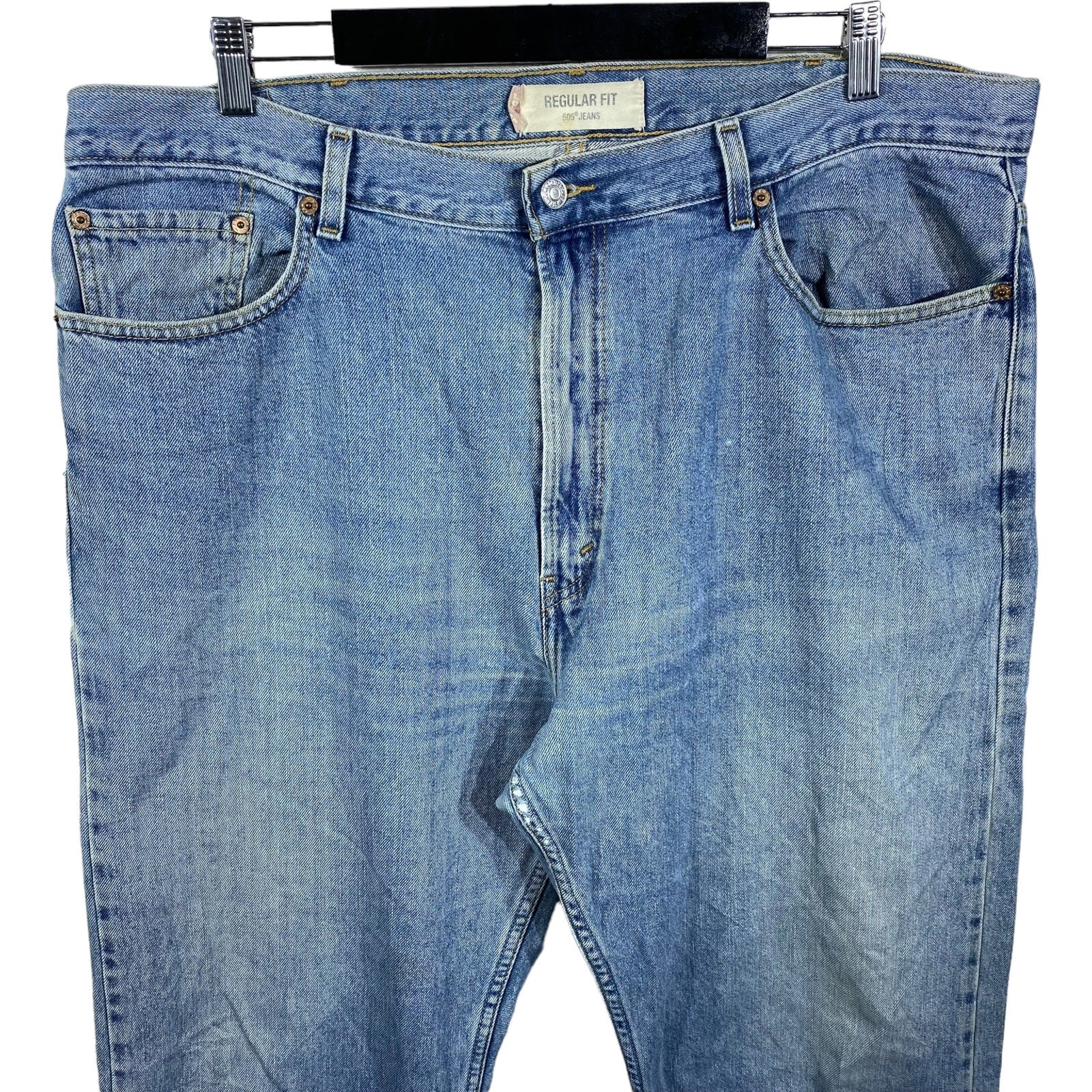 Collection of Levis Denim Straight Leg Jeans 40x29 in a gallery layout