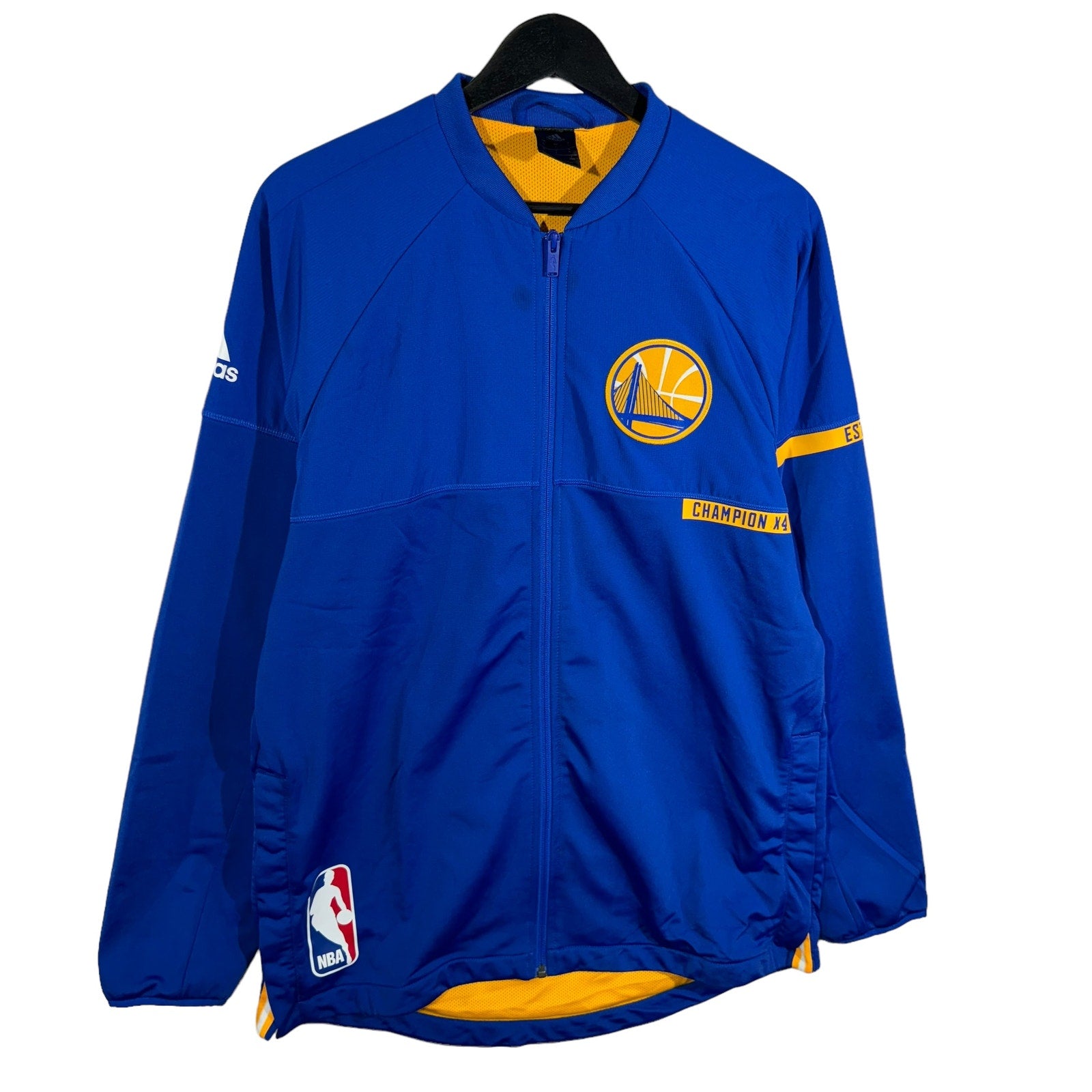 Collection of Golden State Warriors Adidas Jacket in a gallery layout