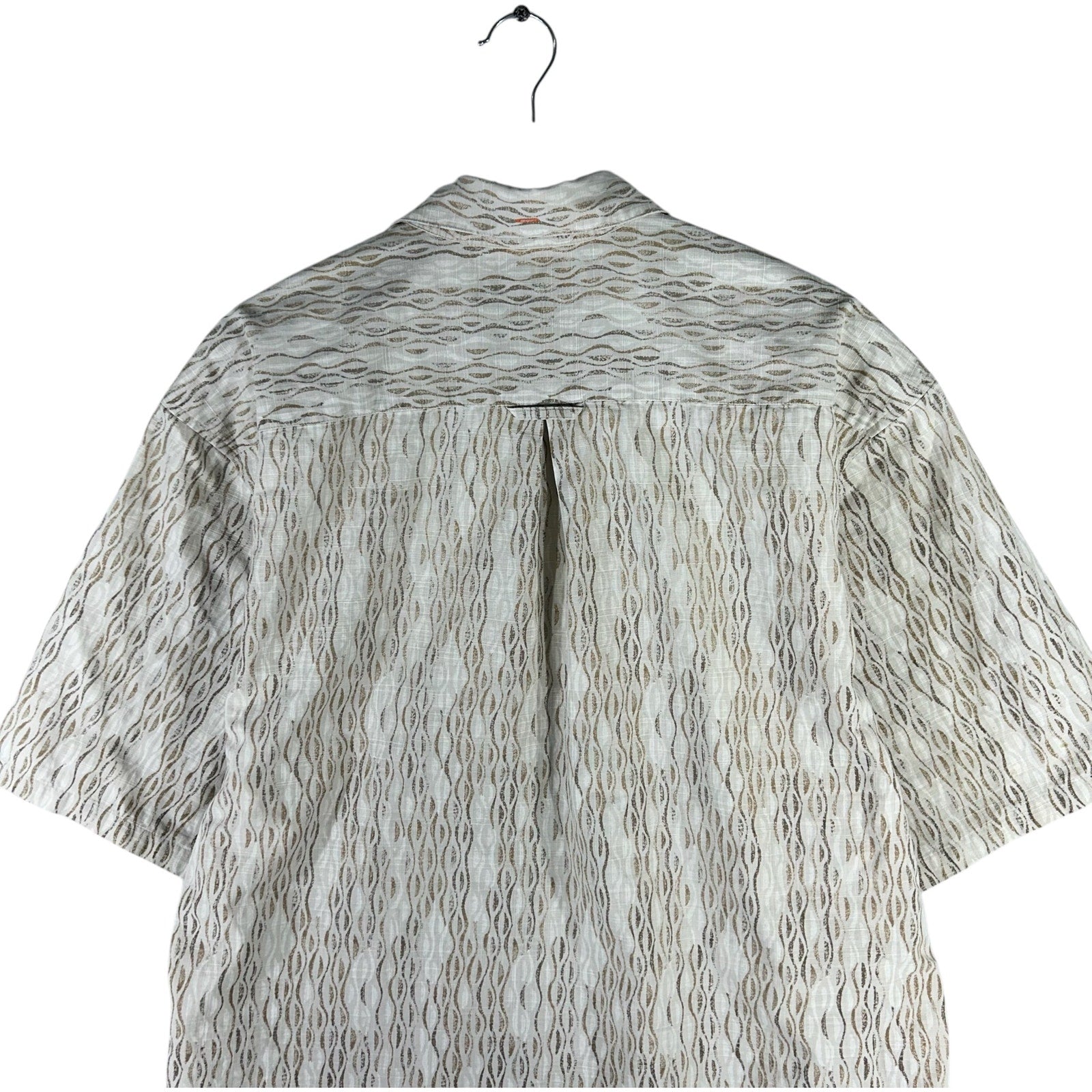 Collection of Columbia All Over Pattern Collared Short Sleeve Button Up in a gallery layout