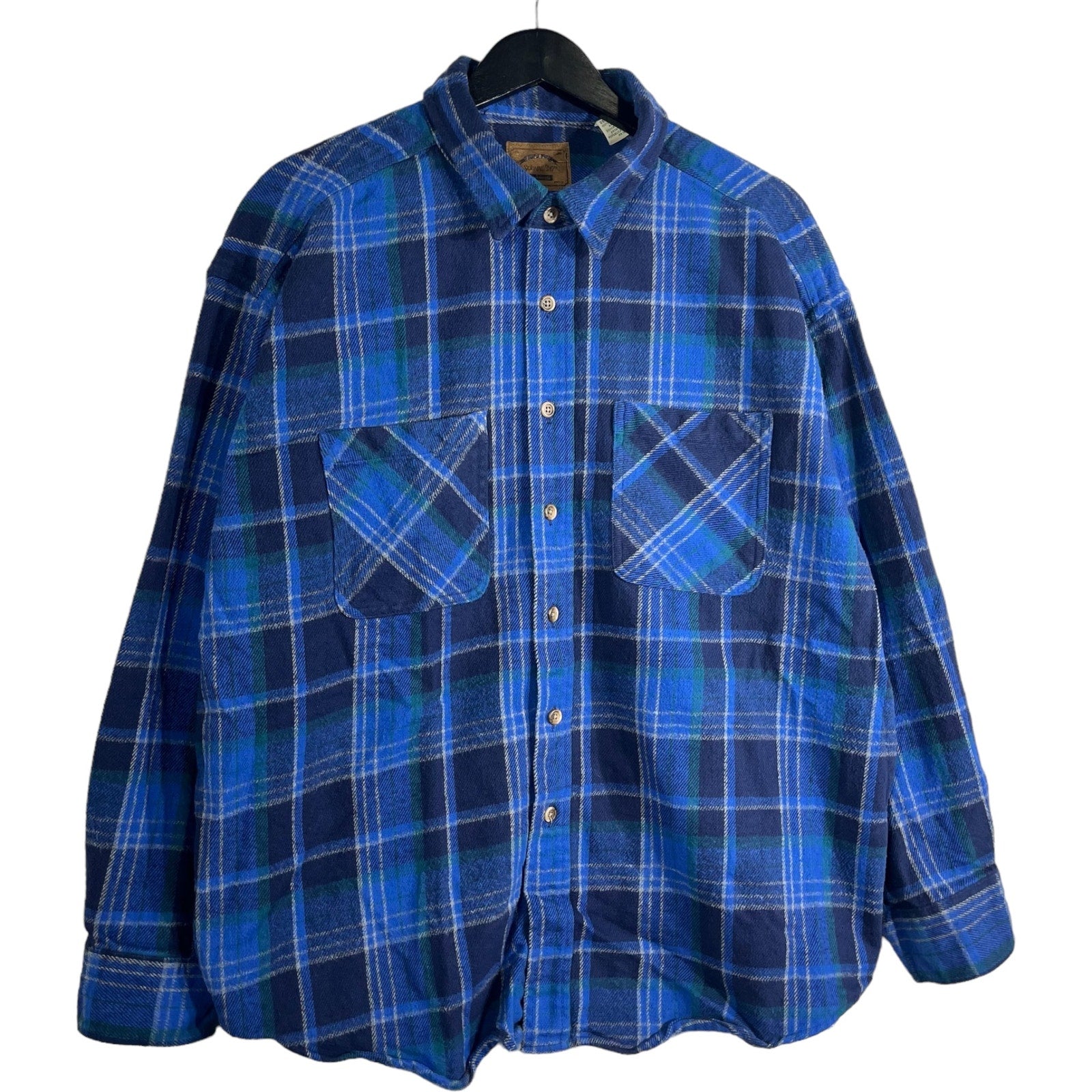 Collection of St. Johns Bay Plaid Long Sleeve Flannel in a gallery layout