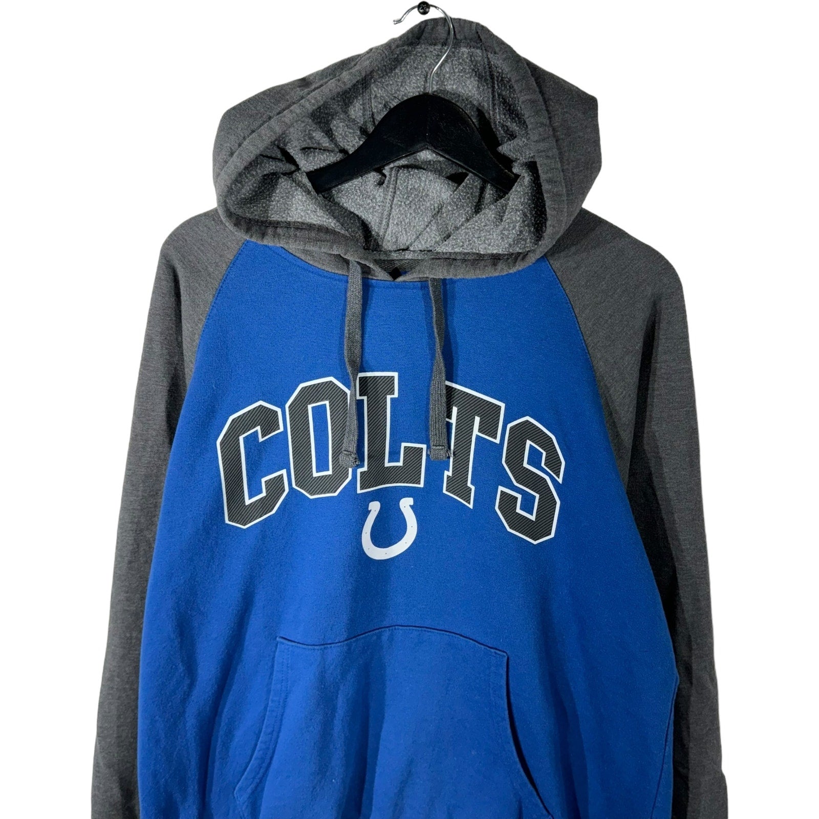 Collection of NFL Indianapolis Colts Spellout Pullover Hoodie in a gallery layout