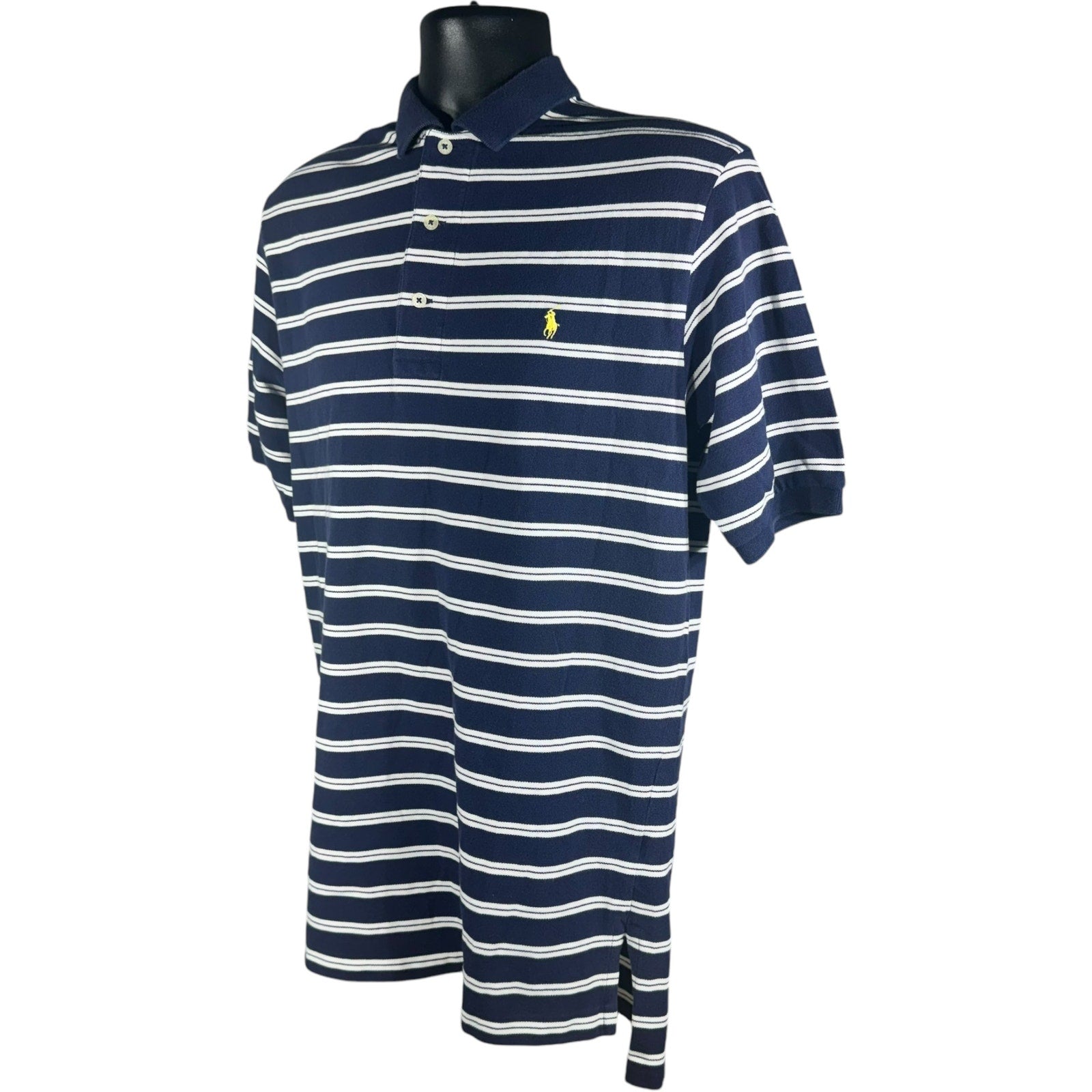 Collection of Polo Golf Striped Short Sleeve Polo in a gallery layout