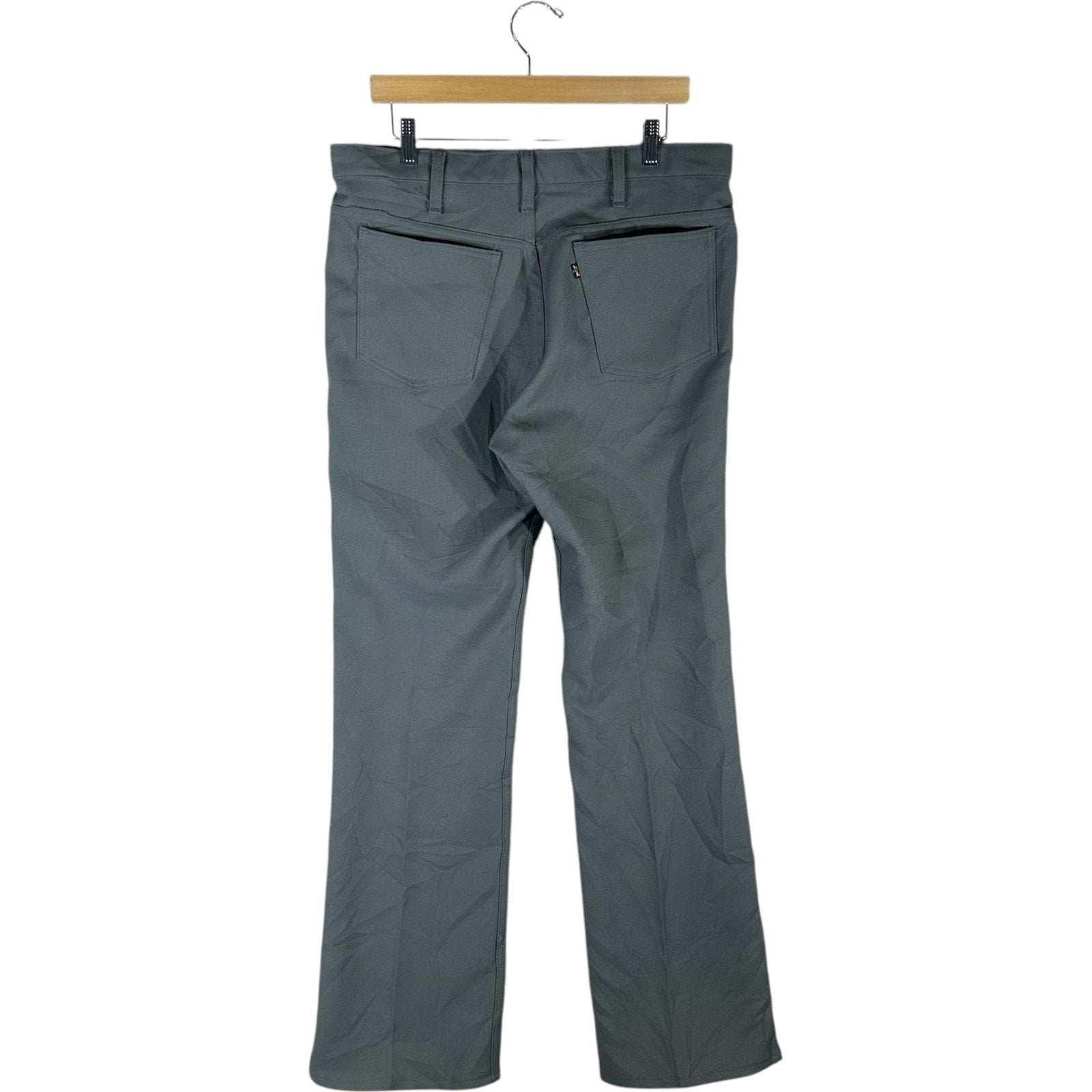 Collection of Vintage Levi's Black Tab Straight Leg Pants 70's 36x32 in a gallery layout