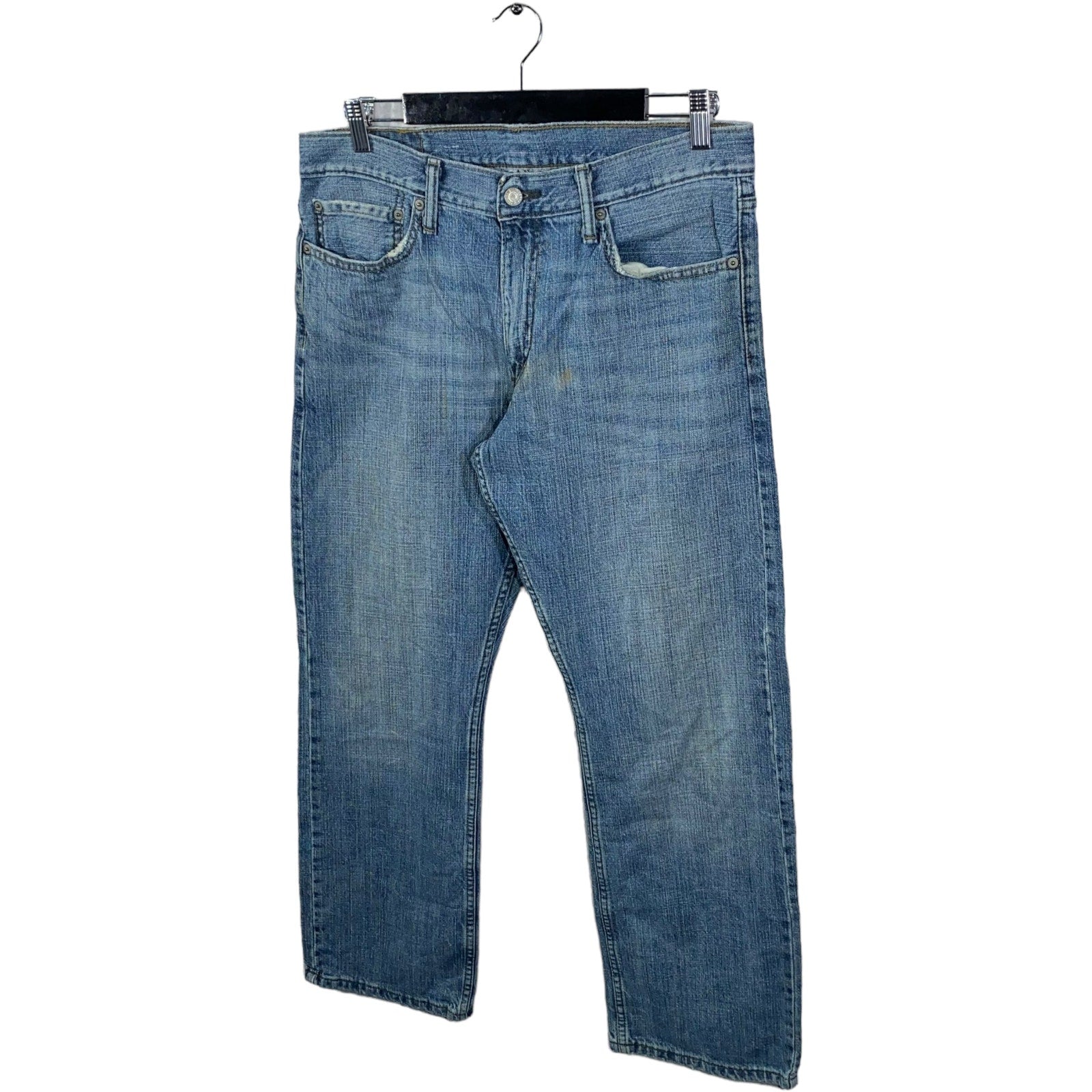 Collection of Levi's Denim Straight Leg Jeans 32 x 29 in a gallery layout