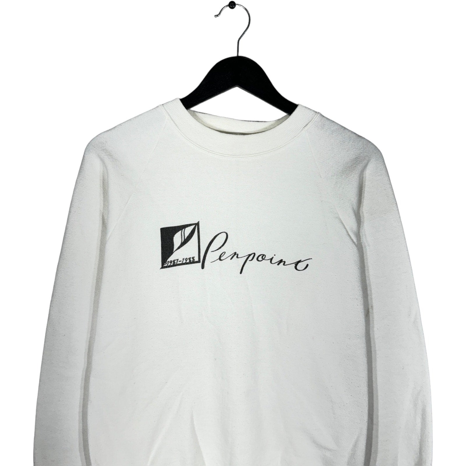 Collection of Vintage Pen Point Spellout Crewneck in a gallery layout