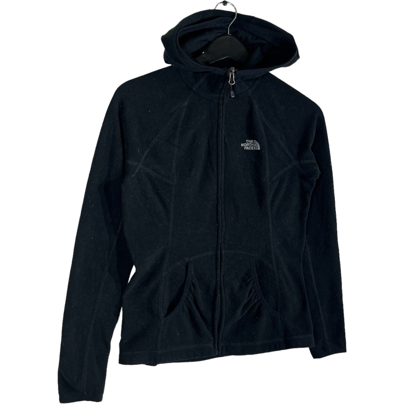 Collection of The North Face Women's Full Zip Fleece Hoodie in a gallery layout