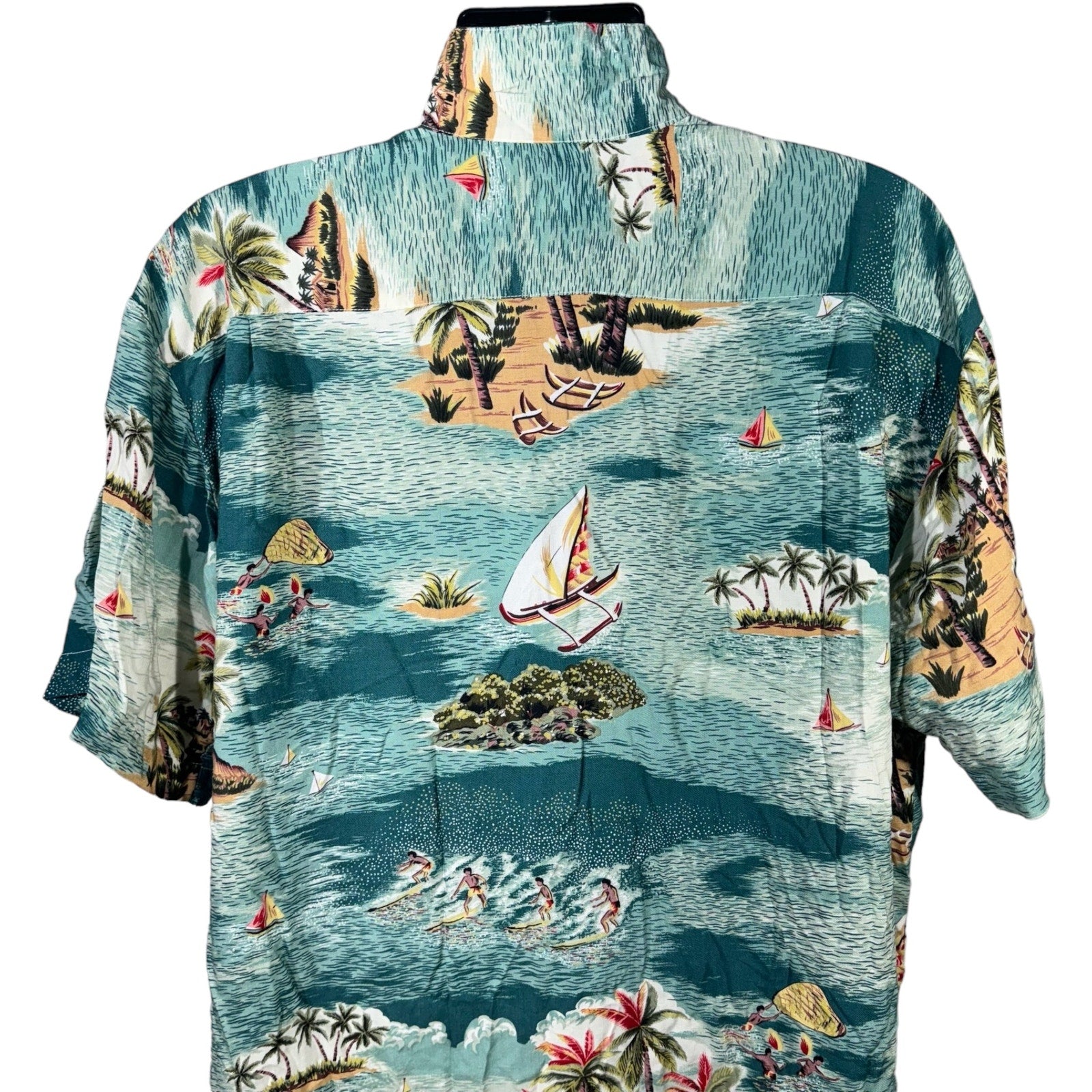 Collection of Hawaiian Falcon Bay Short Sleeve Button Up in a gallery layout