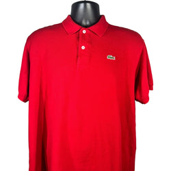 Collection of Lacoste 2 Button Short Sleeve Polo in a gallery layout