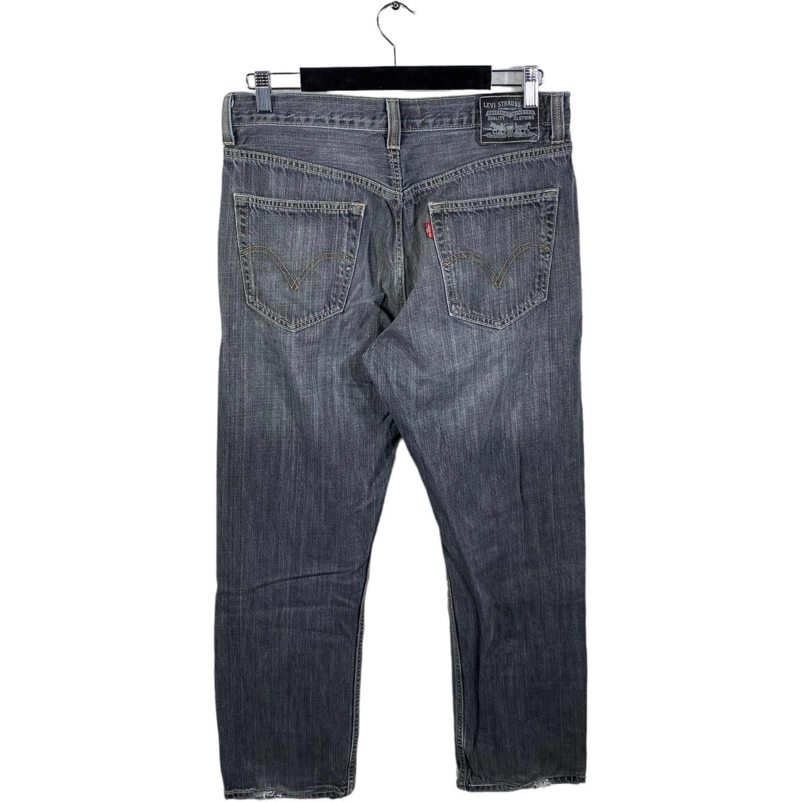 Collection of Levis 505  Zip Fly Straight Leg Pants in a gallery layout