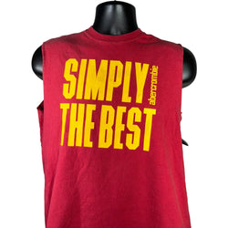 Collection of Abercrombie & Fitch "Simply The Best" Cut Sleeves Tank Top in a gallery layout