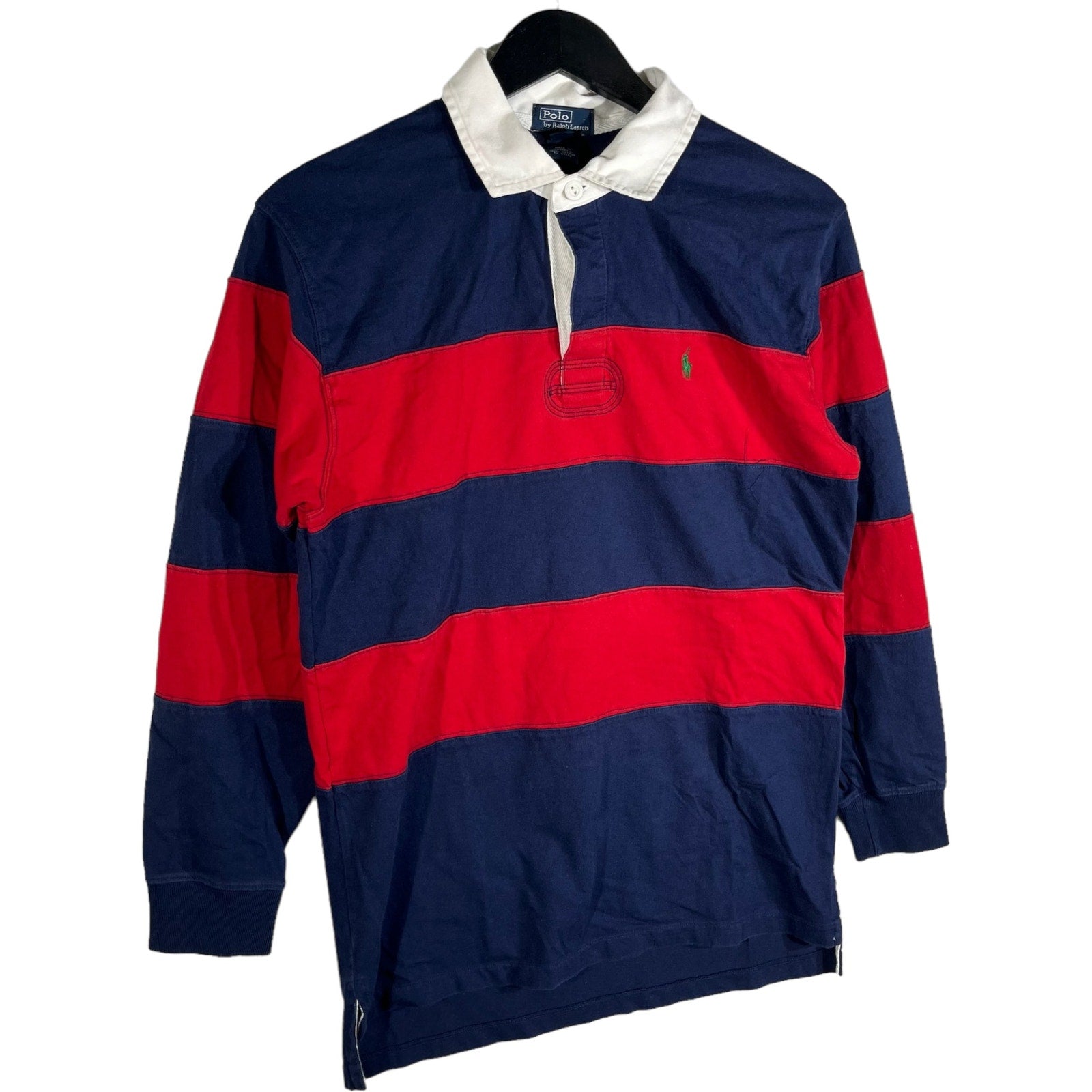Collection of Youth Polo Ralph Lauren Striped Long Sleeve Rugby in a gallery layout