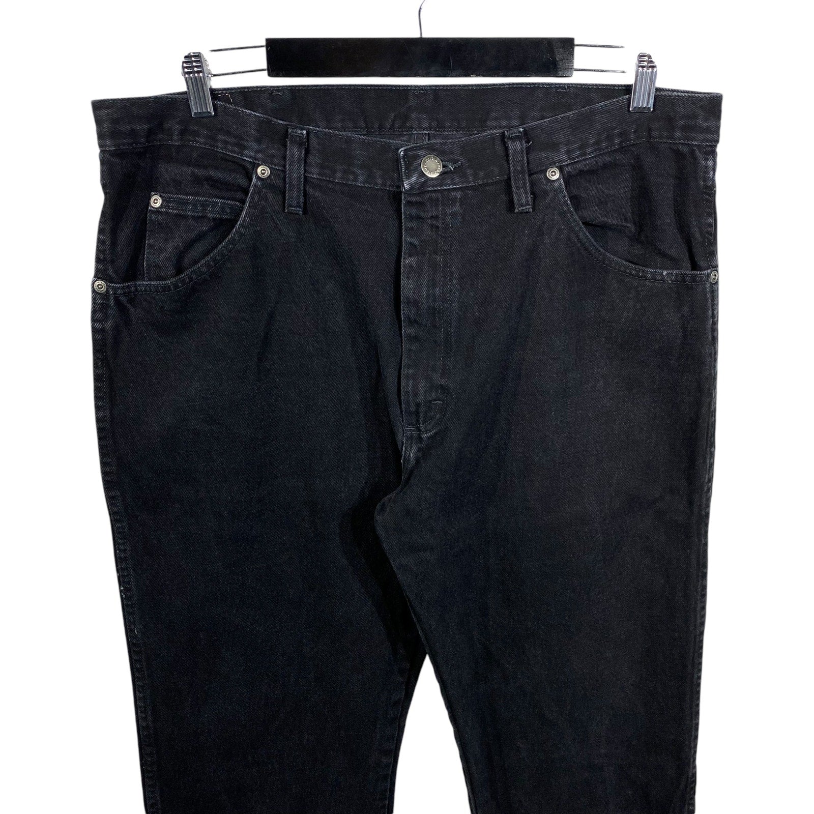 Collection of Wrangler Denim Straight Leg Jeans in a gallery layout