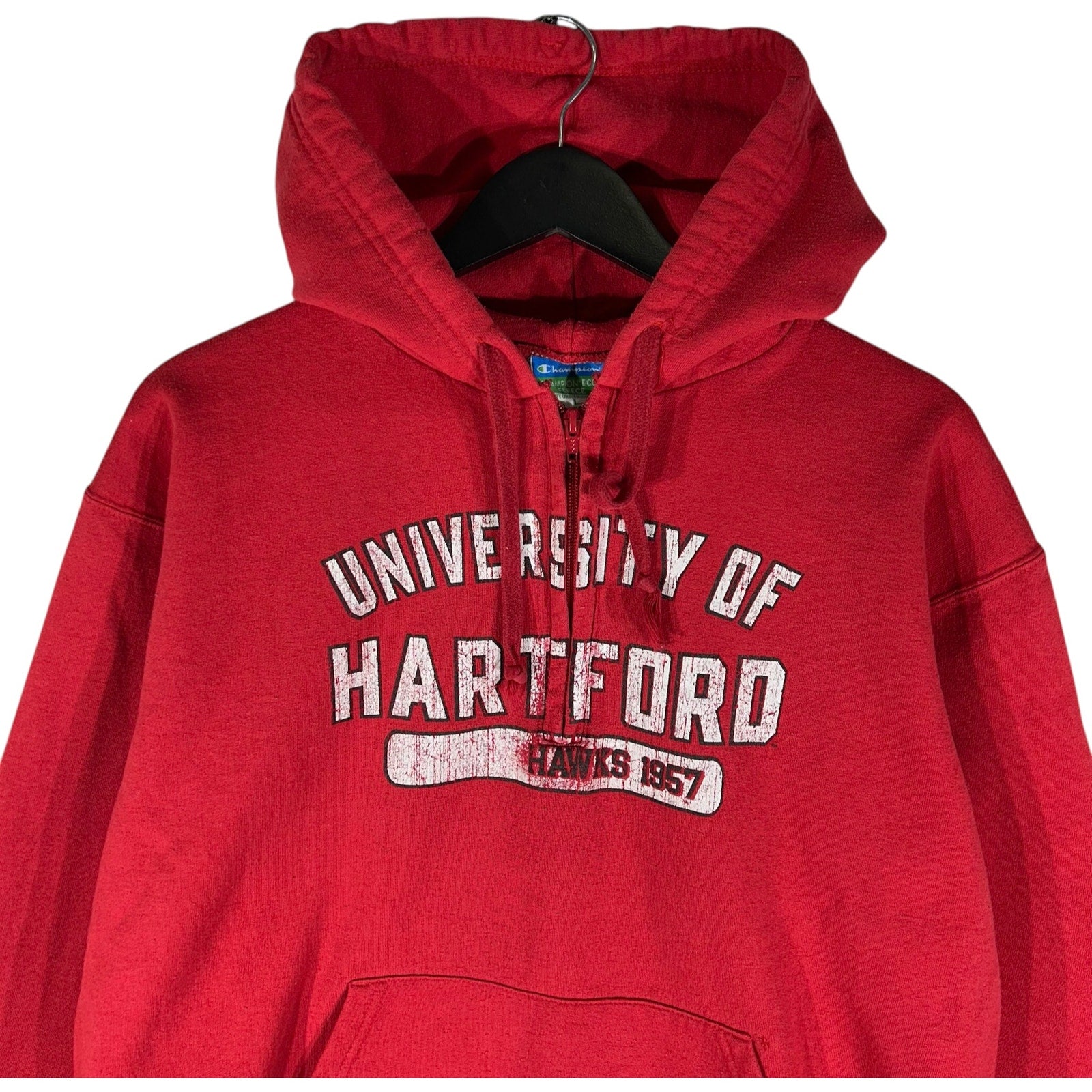 Collection of Champion University Of Hartford Hoodie in a gallery layout