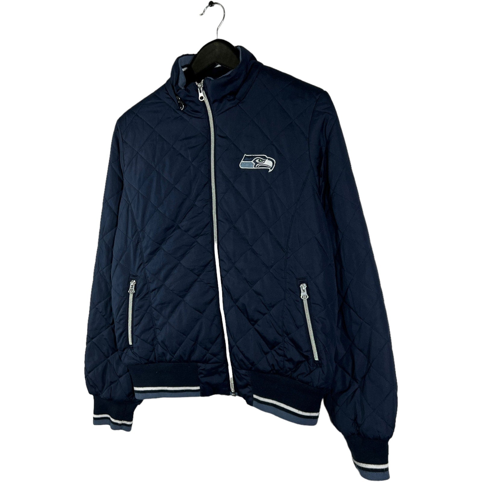 Collection of NFL Seattle SeaHawks Women's Light Jacket in a gallery layout