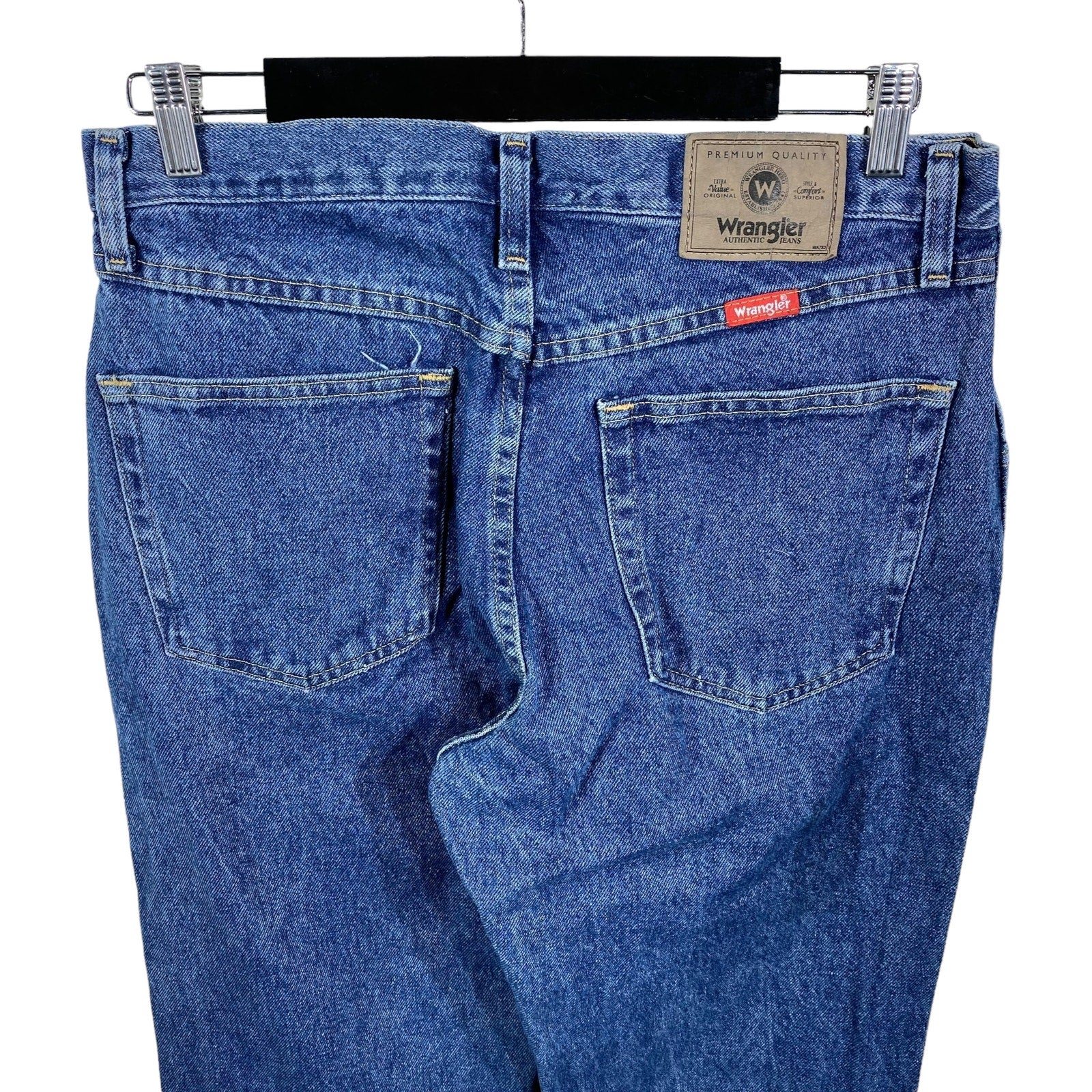 Collection of Wrangler Zip Fly Straight Leg Denim Pants in a gallery layout