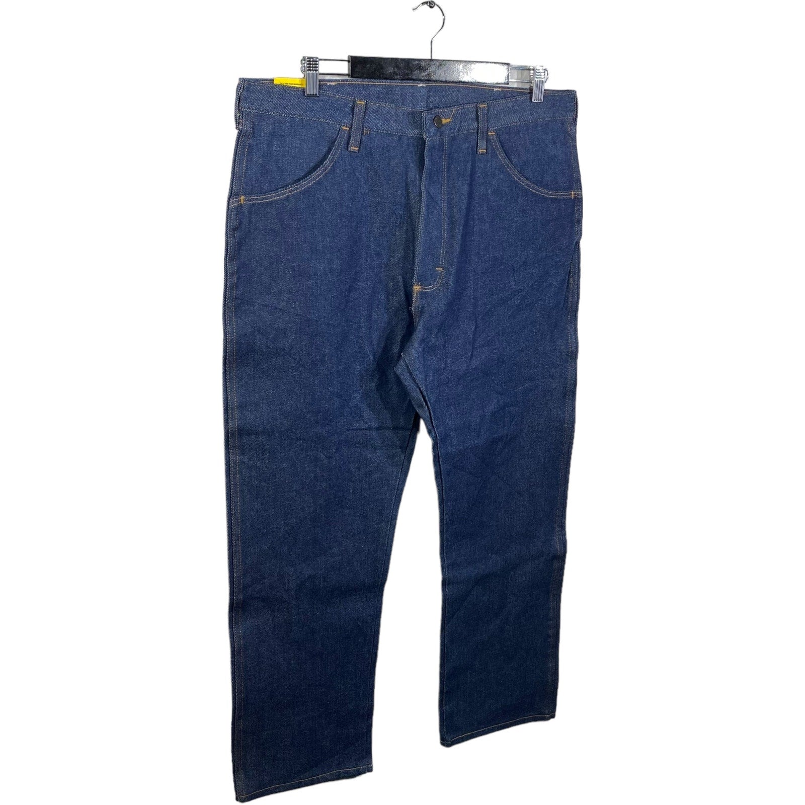 Collection of NWT Rustler Straight Leg Denim Jeans 38 x 30 in a gallery layout