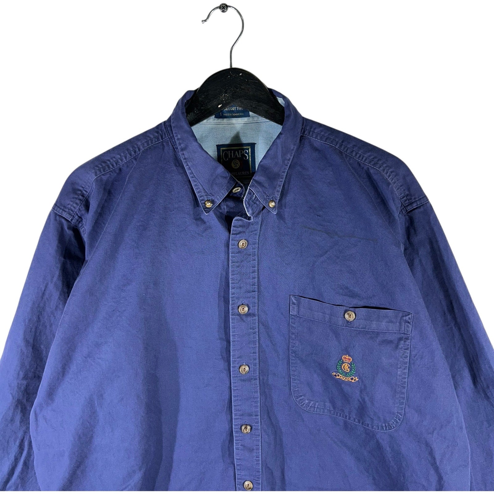Collection of Chaps Ralph Lauren Long Sleeve Button Down in a gallery layout