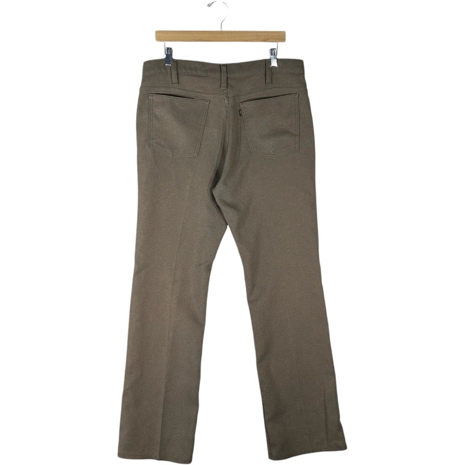 Collection of Vintage Levi's 100% Dacron Polyester Chino Pants 34x31.5 in a gallery layout