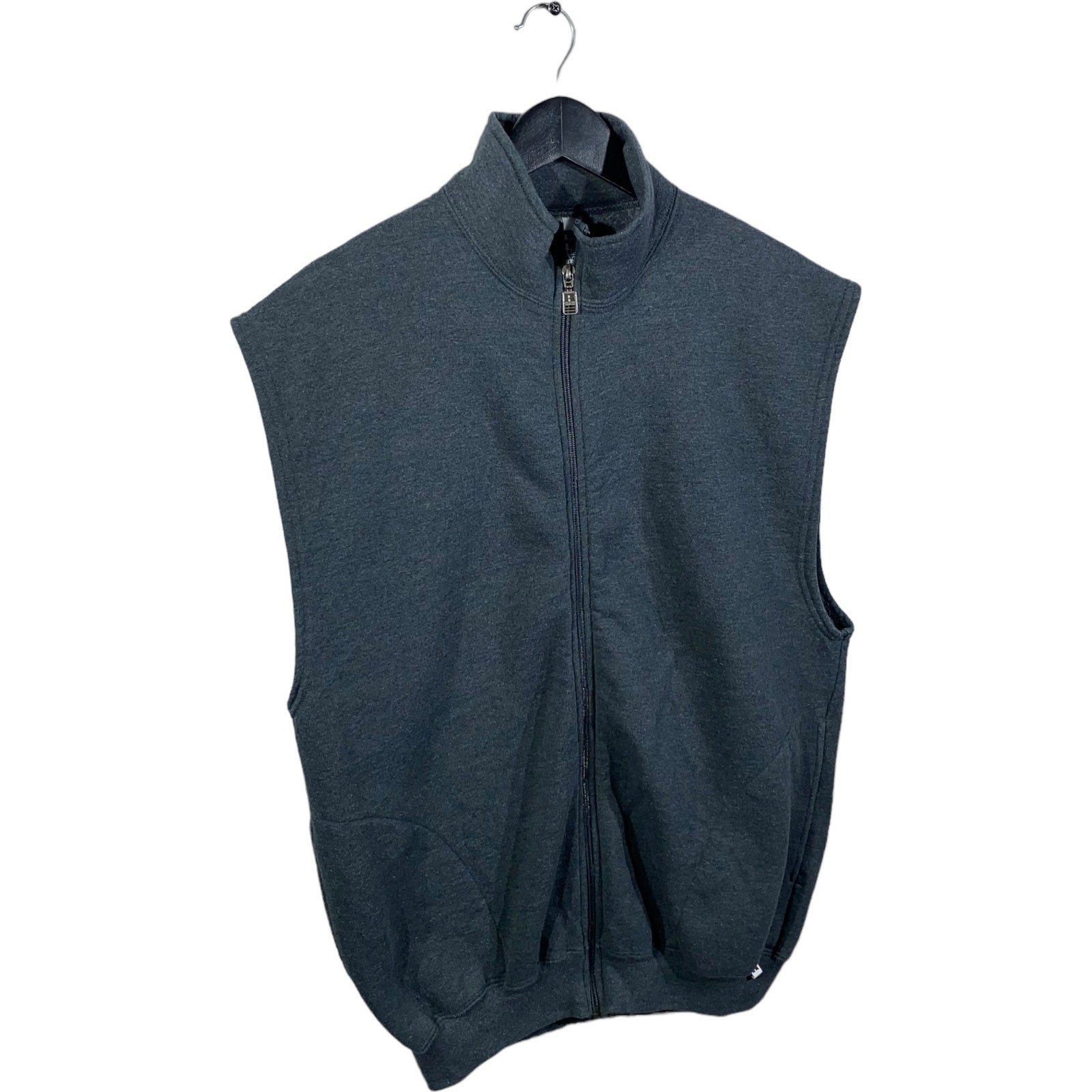 Collection of Russell Athletic Full Zip Fleece Vest in a gallery layout