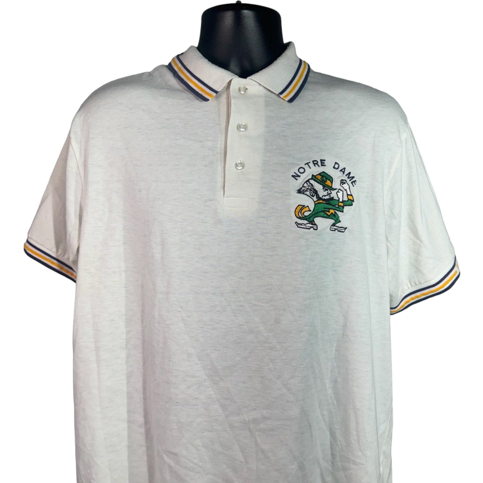 Collection of Notre Dame University Short Sleeve Polo in a gallery layout