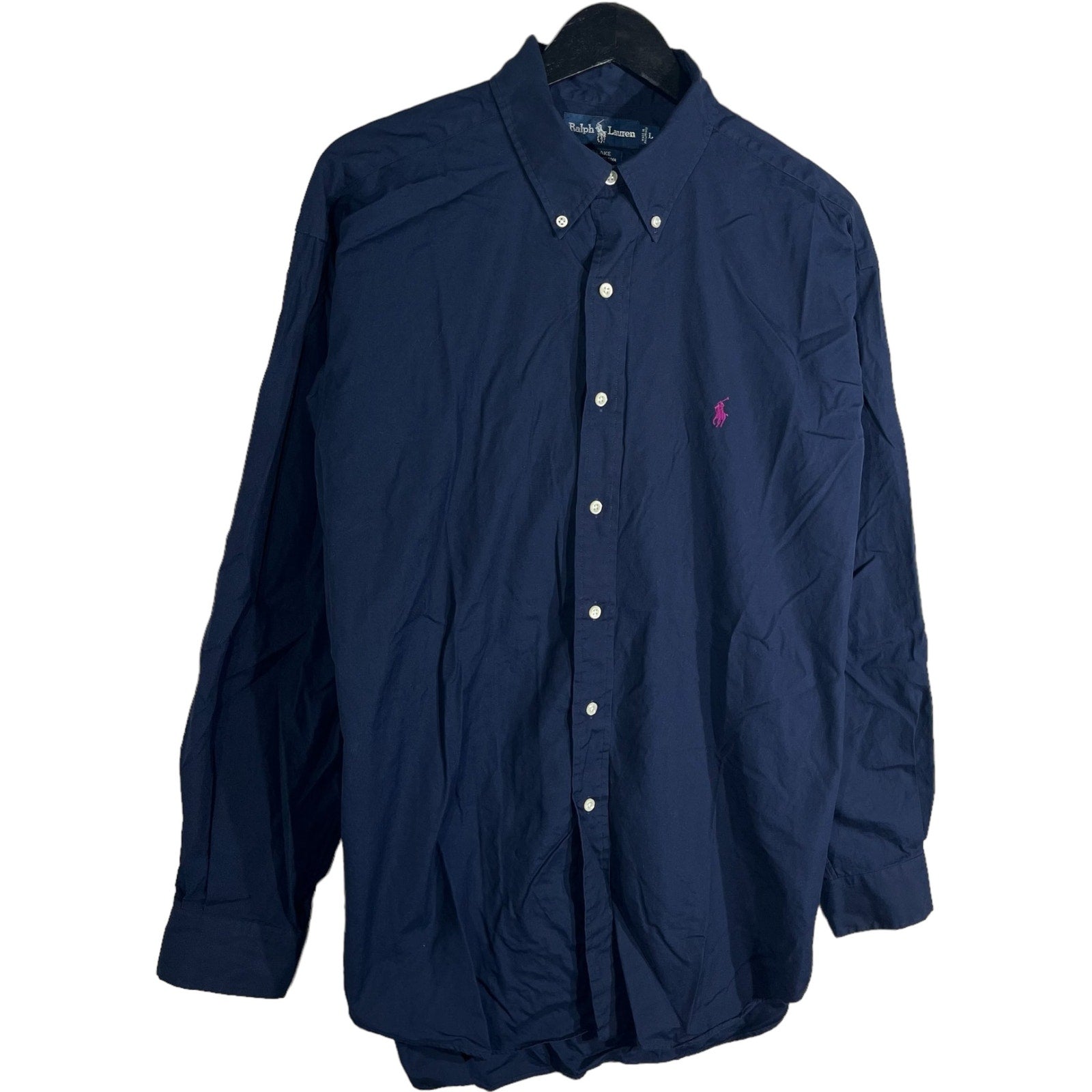 Collection of Ralph Lauren Long Sleeve Button Down Dress Shirt in a gallery layout