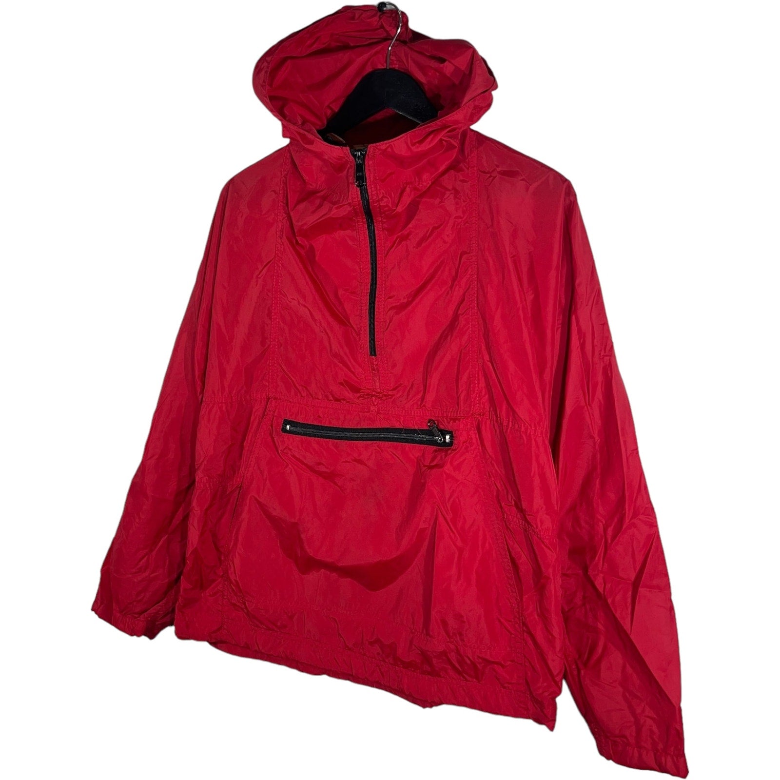 Collection of L.L. Bean 1/3 Zip Pullover Anorak Hoodie Nylon Jacket in a gallery layout