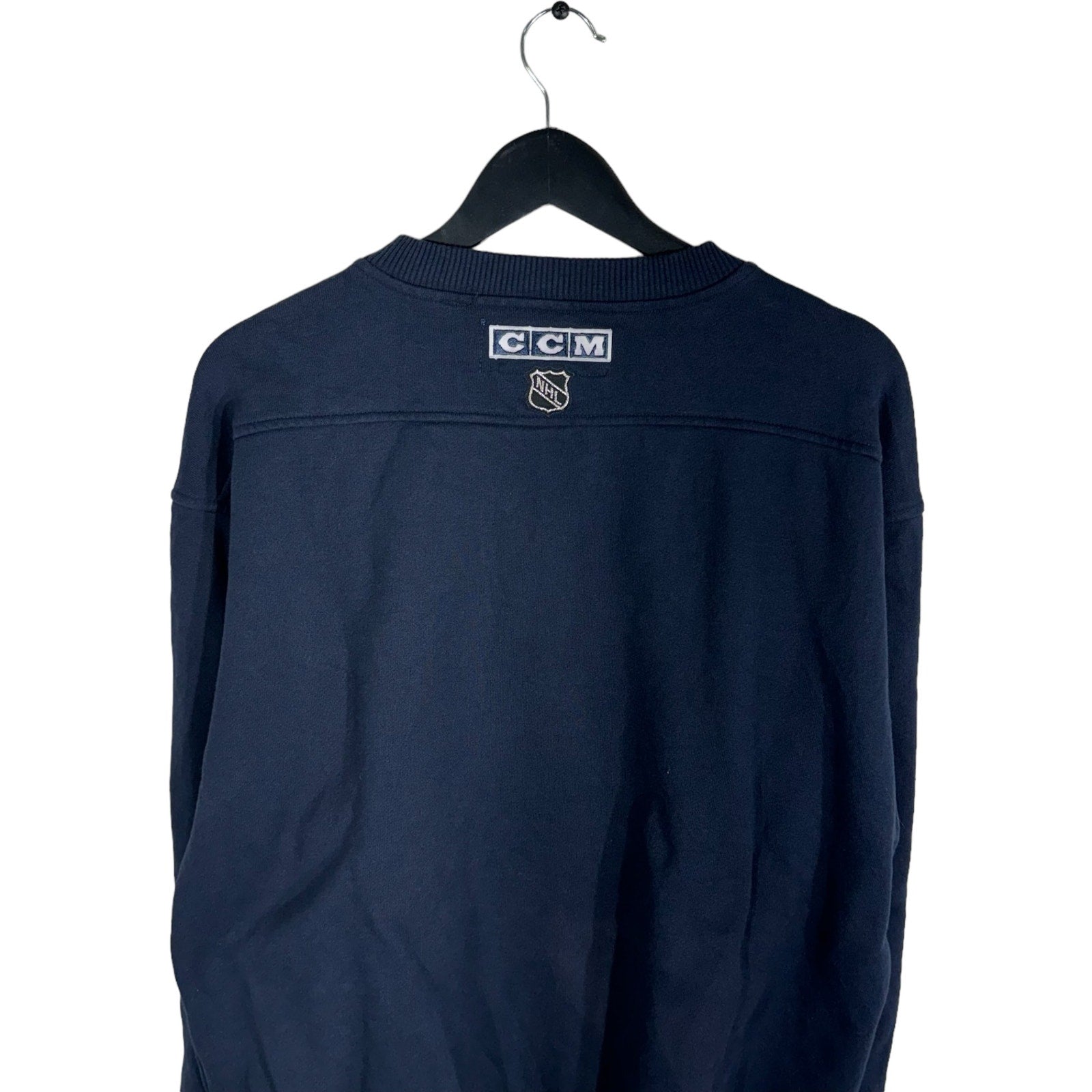 Collection of CCM NHL Toronto Maple Leafs Crewneck in a gallery layout