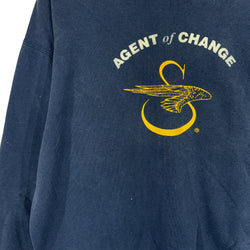 Collection of Vintage Jerzees "Agent Of Change" Crewneck in a gallery layout