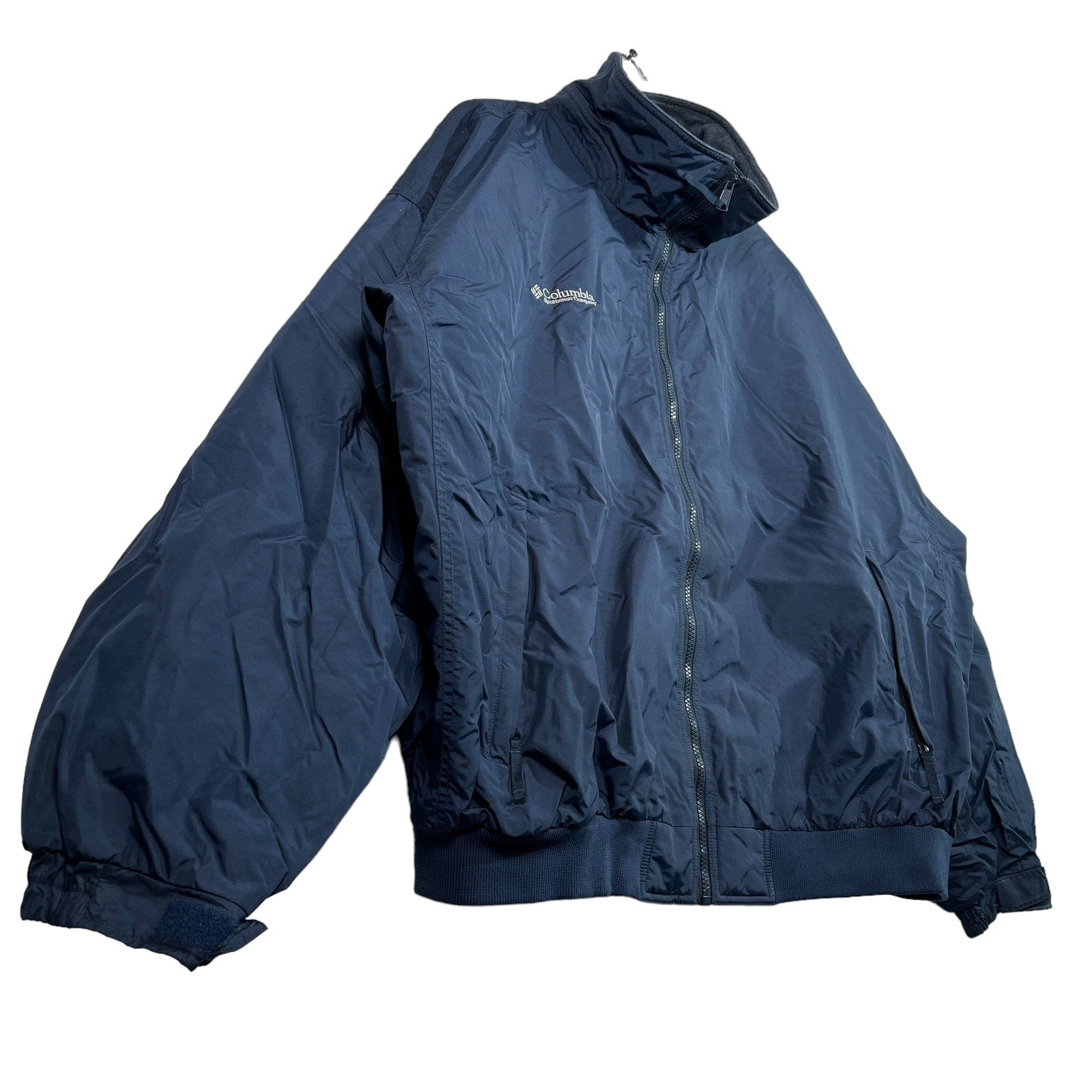 Collection of Columbia Sportswear Full Zip Fleece Lined Collared Nylon Jacket in a gallery layout