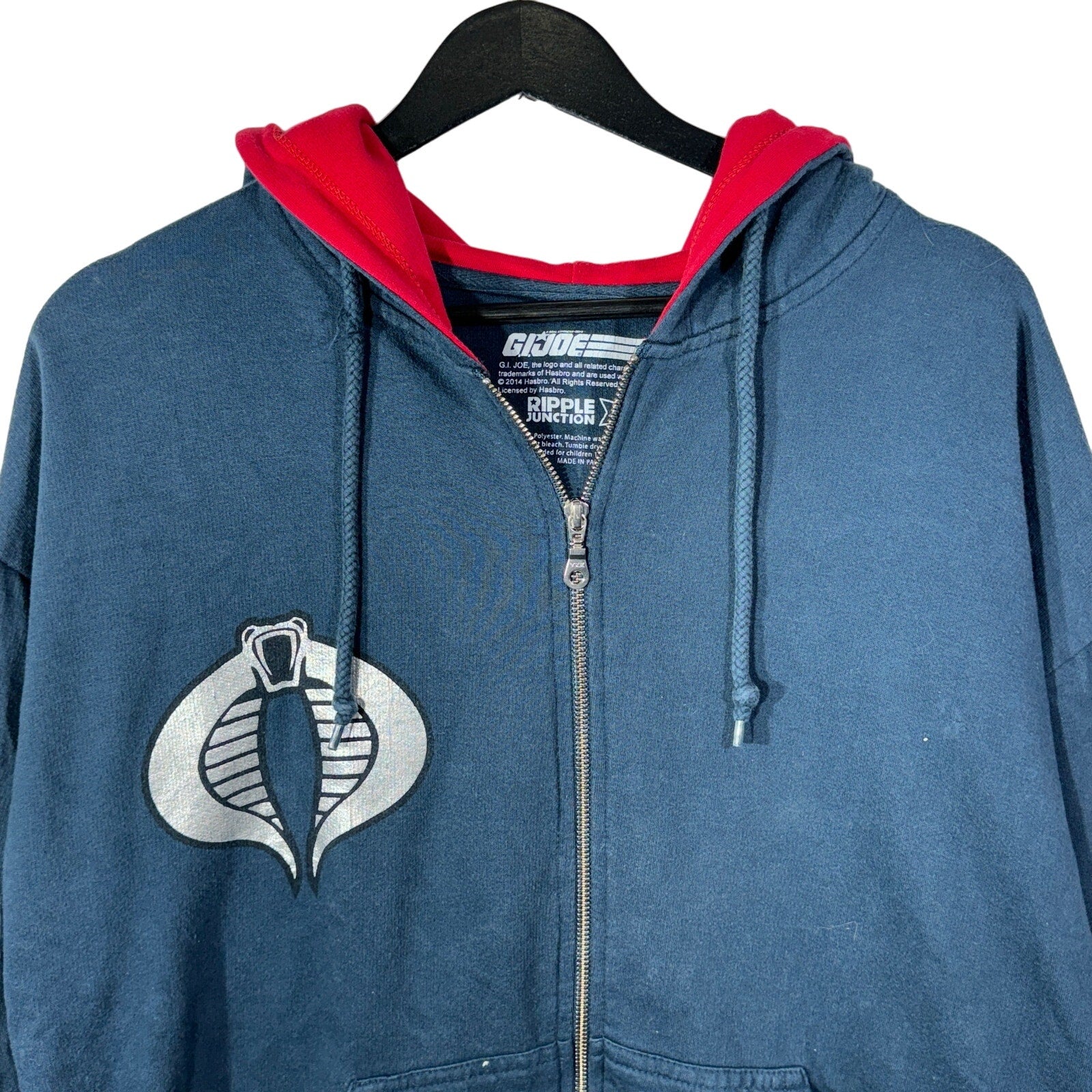Collection of G.I. Joe Ripple Junction Full Zip Hoodie 2014 in a gallery layout