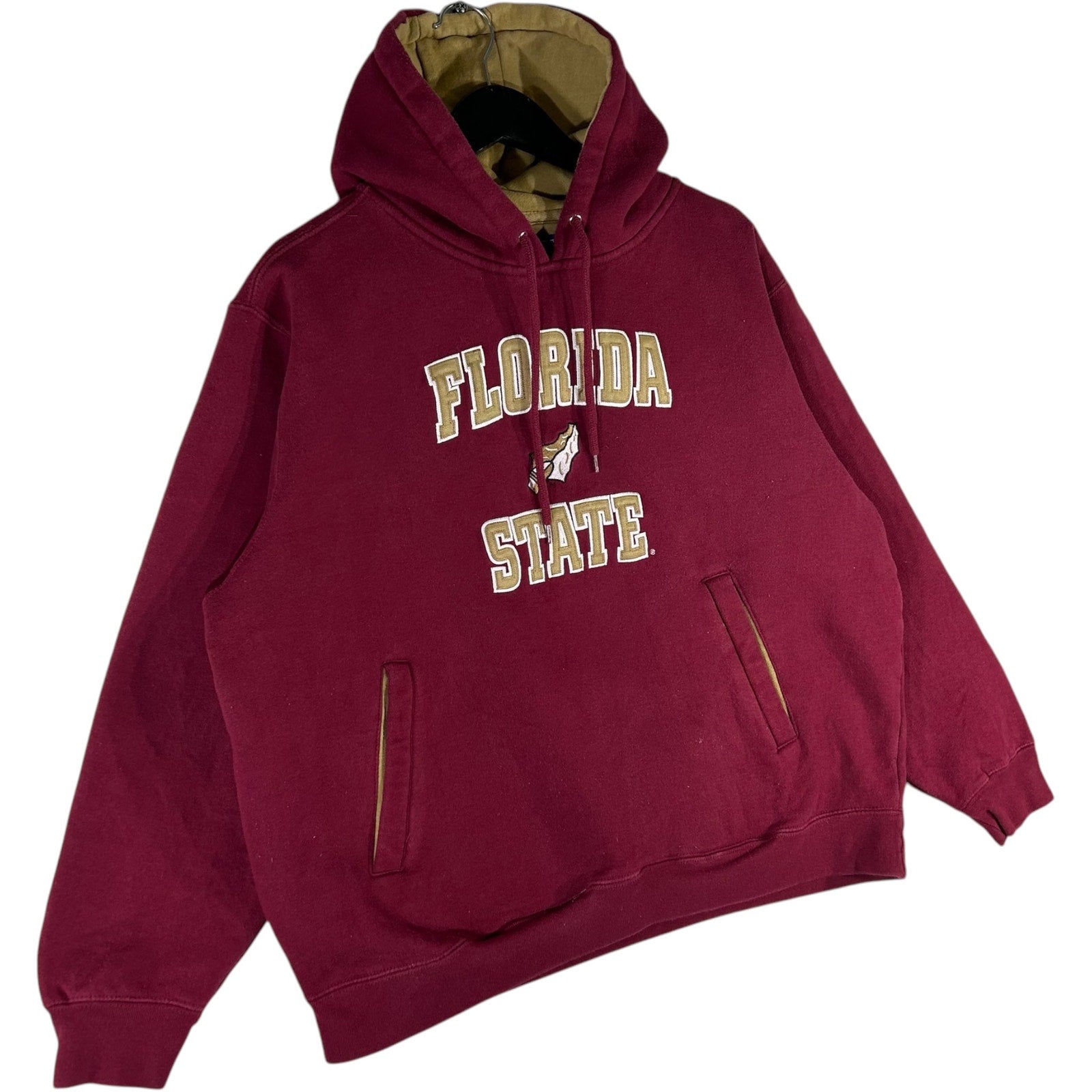 Collection of Champs Florida State University Spellout Hoodie in a gallery layout