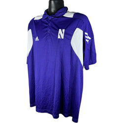 Collection of Adidas Nebraska Short Sleeve Polo in a gallery layout