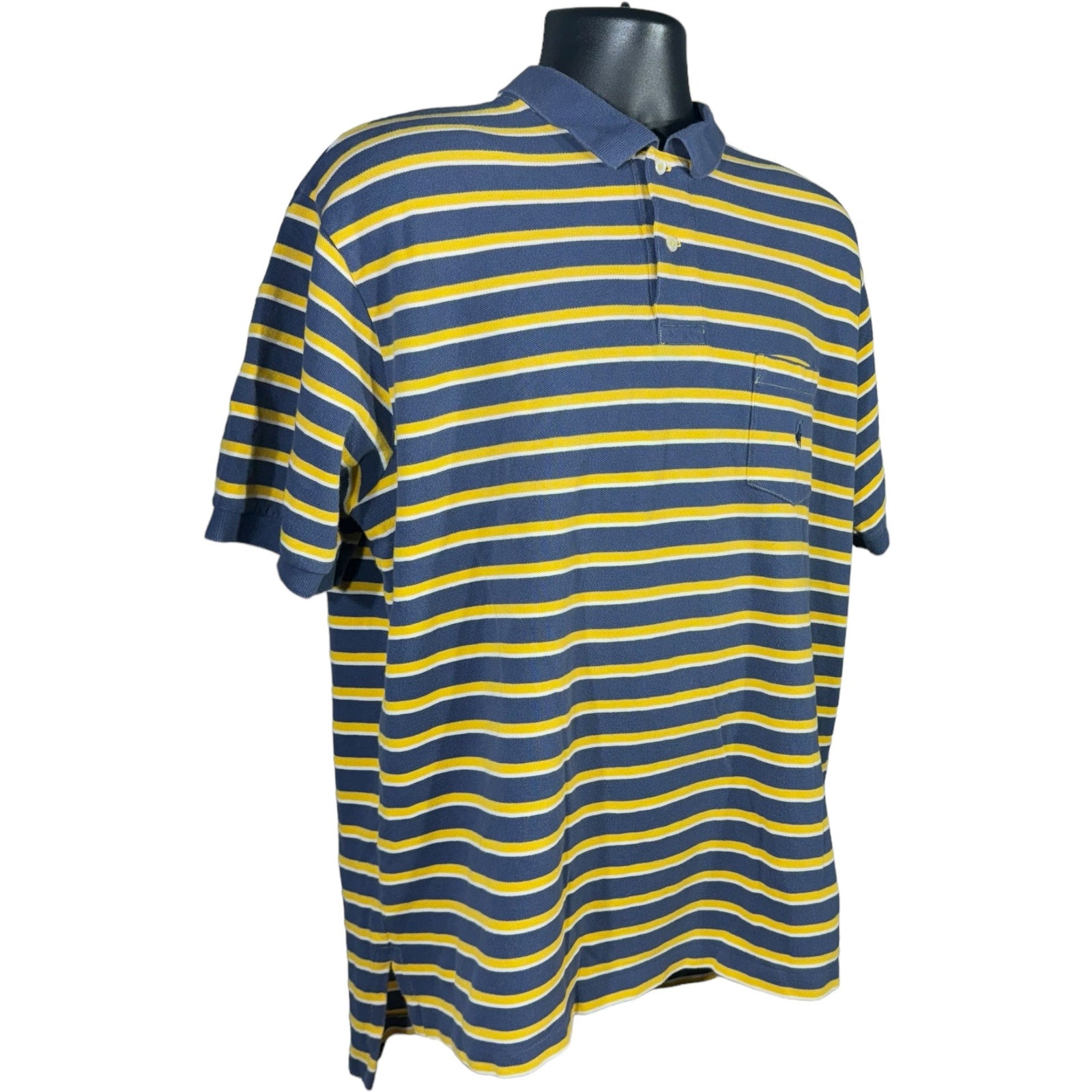 Collection of Polo Ralph Lauren Striped Short Sleeve Polo in a gallery layout