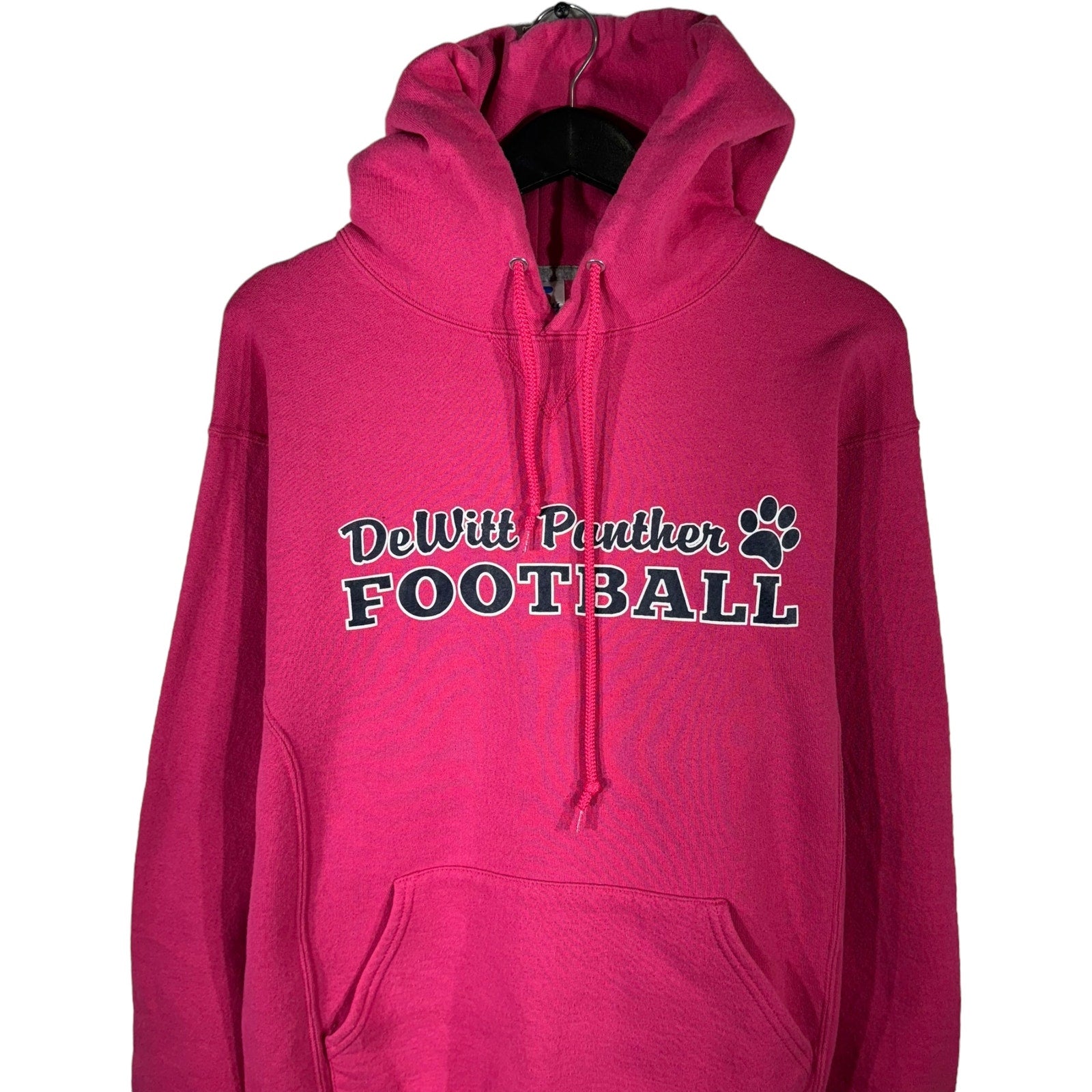 Collection of DeWitt Panther's Football Spellout Hoodie in a gallery layout